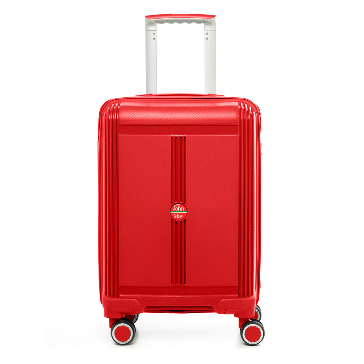 Unisex  JMY8101.19 John May PP Silikon Valiz Küçük Boy  57x35x25cm Kırmızı