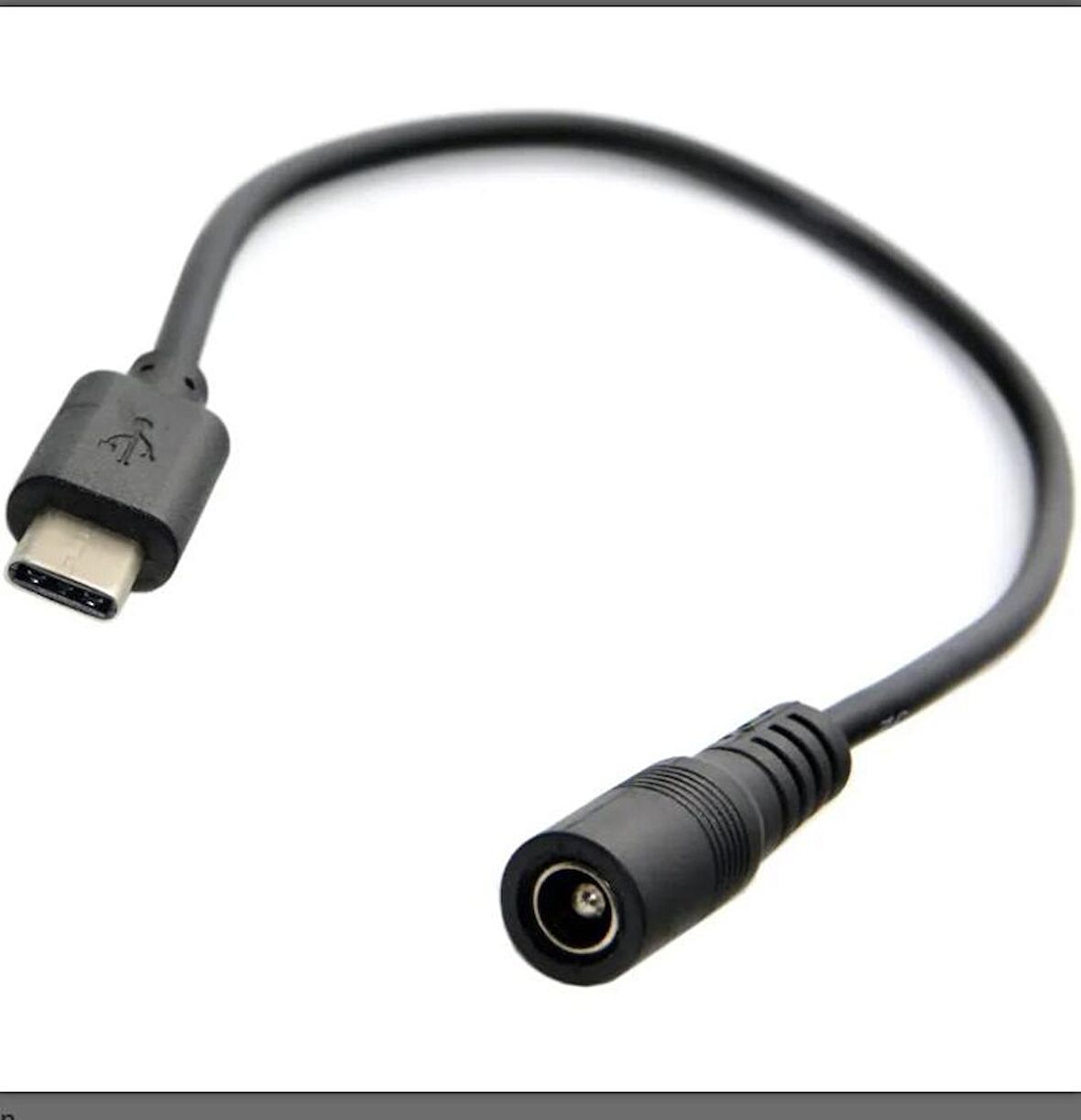 Usb Type c - Dc Jack Kablo 5.5 mm 20 cm