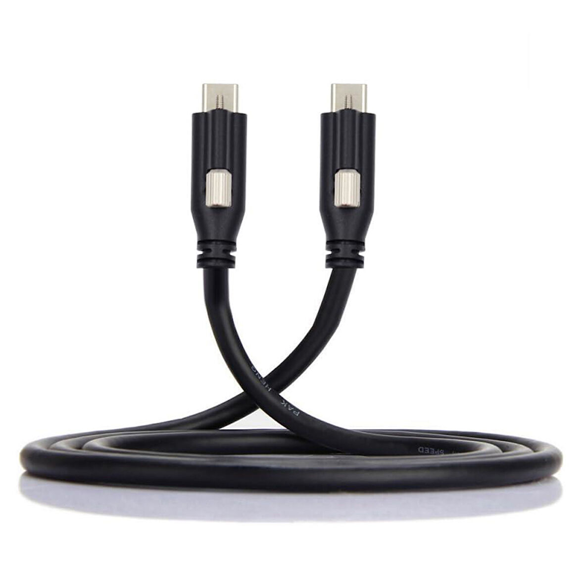 USB 3.1 Type-C to USB Type-C Kilitli Veri Güç Kablosu 3 metre