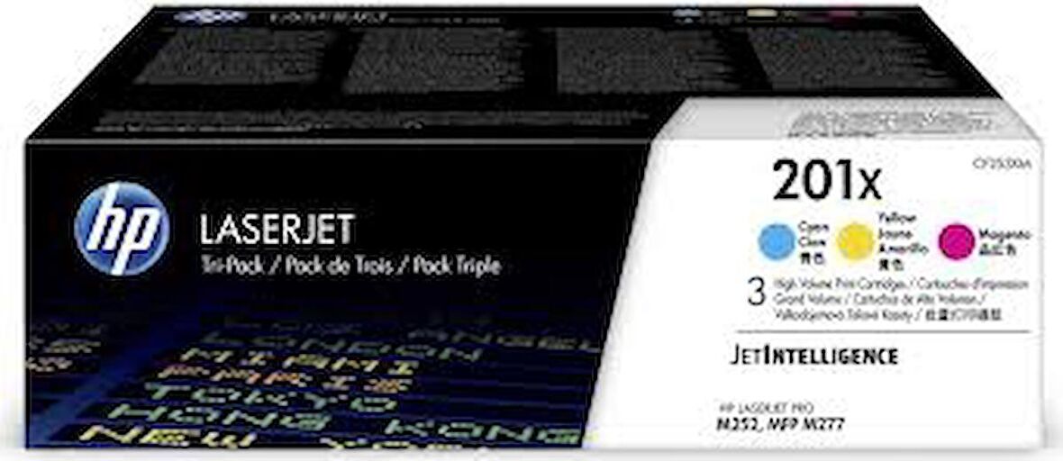 HP 201X MAVI-KIRMIZI-SARI 3LU TAKIM TONER CF253XM CF401X-CF402X-CF403X