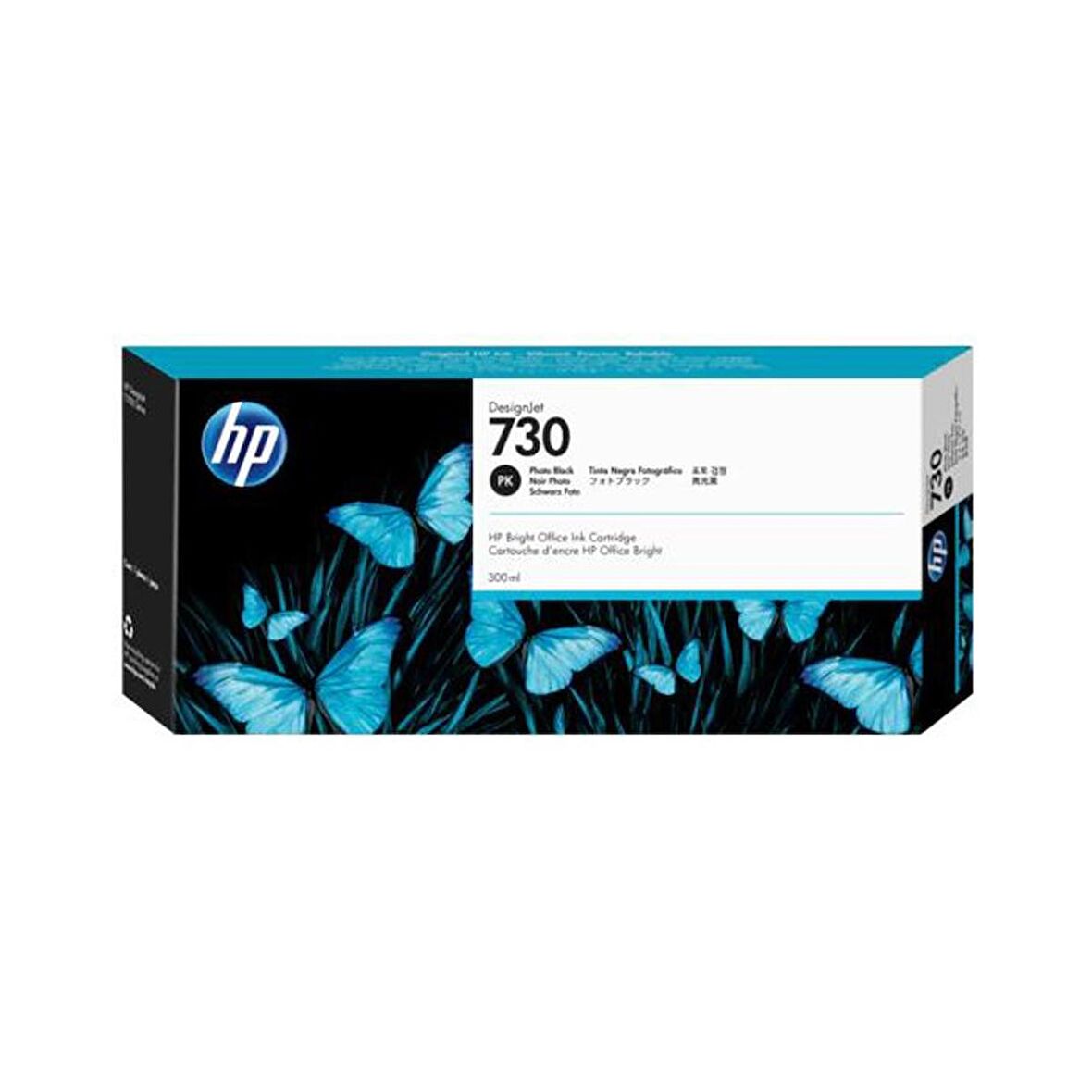 HP 730 PHOTO BLACK FOTO SIYAH 300 ML PLOTTER KARTUŞU P2V73A