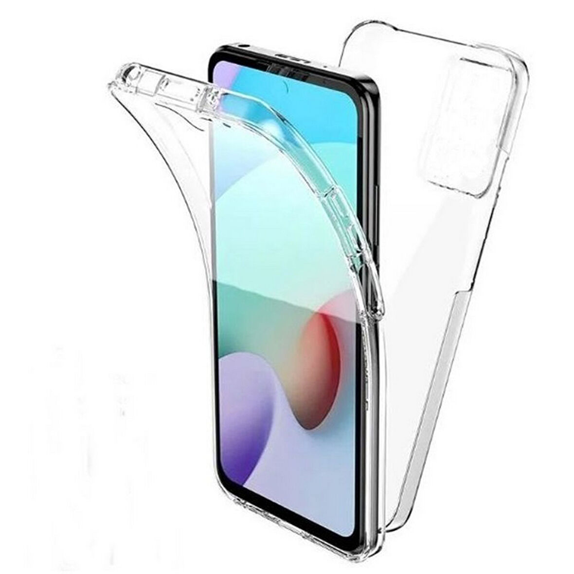 Gpack Samsung Galaxy A04 Kılıf Ön Arka Şeffaf Silikon Koruma
