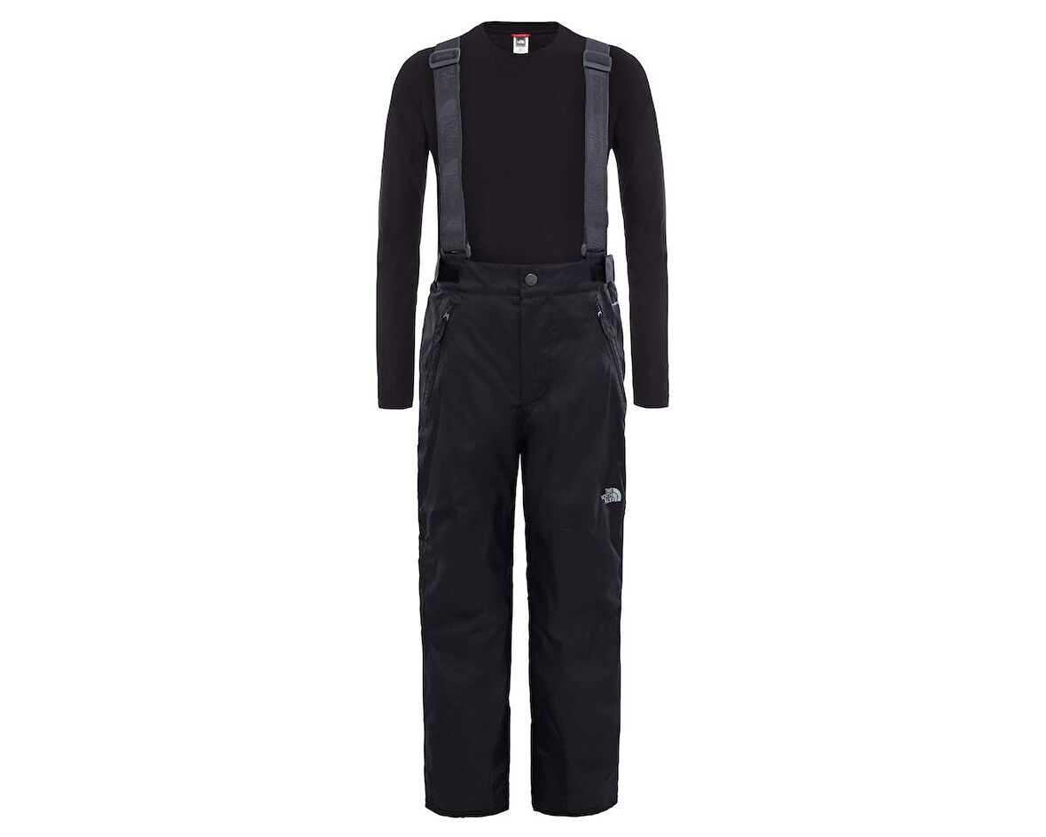 The North Face Siyah Çocuk Kayak Pantolonu T934Vxjk3 Y Snowquest Suspender Plus Pant