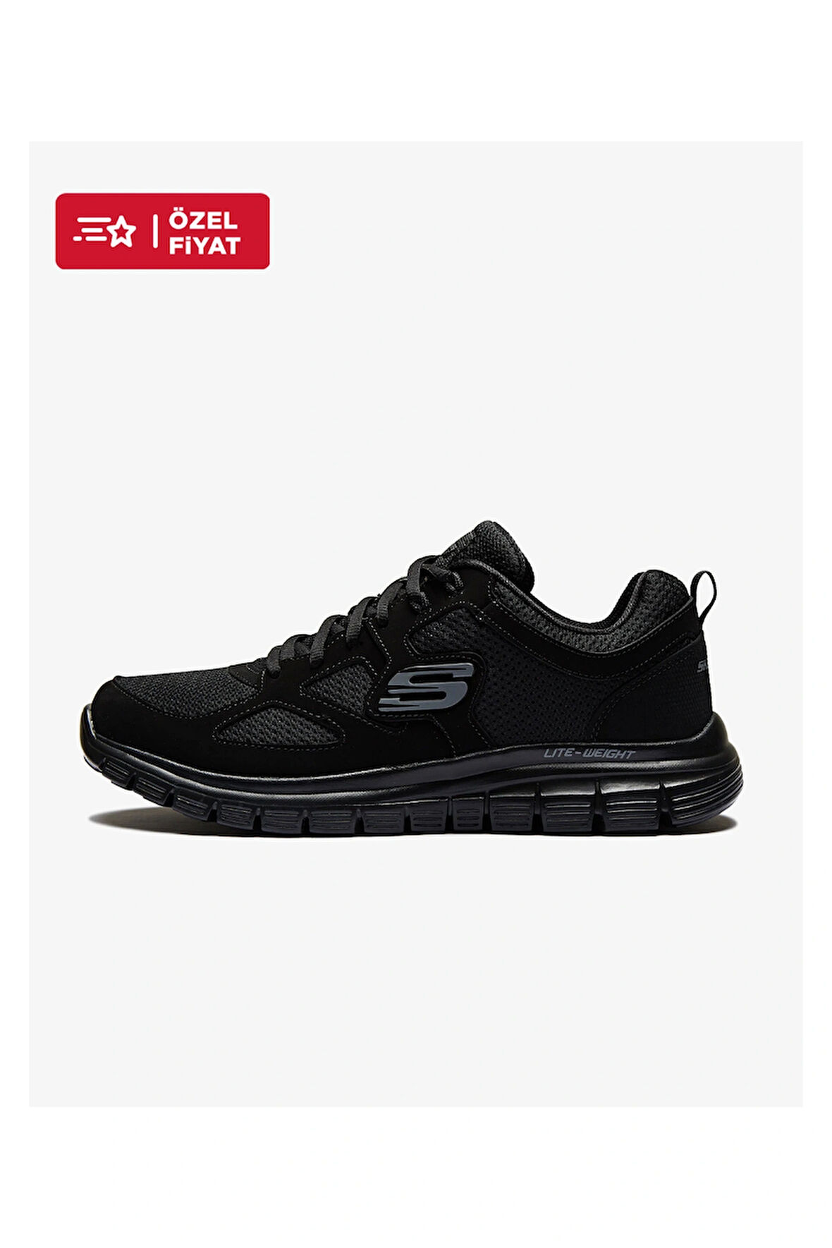Skechers Burns - Agoura 52635 BBK Erkek Siyah Spor Ayakkabı