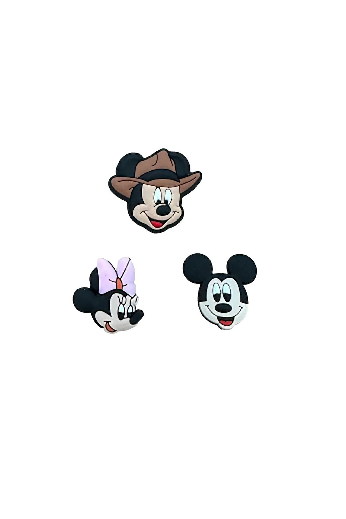 Terlik Süsü-terlik Tokası Mickey Kafalar 3'lü Set