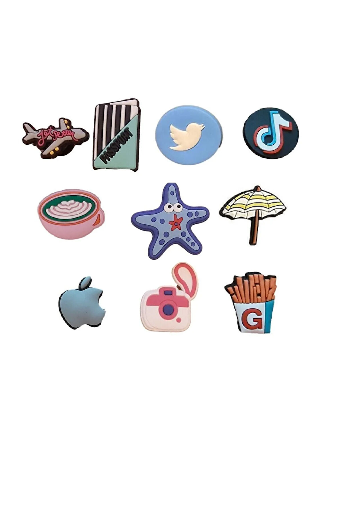 Terlik Süsü-terlik Tokası Tatil 10'lu Karışık Set