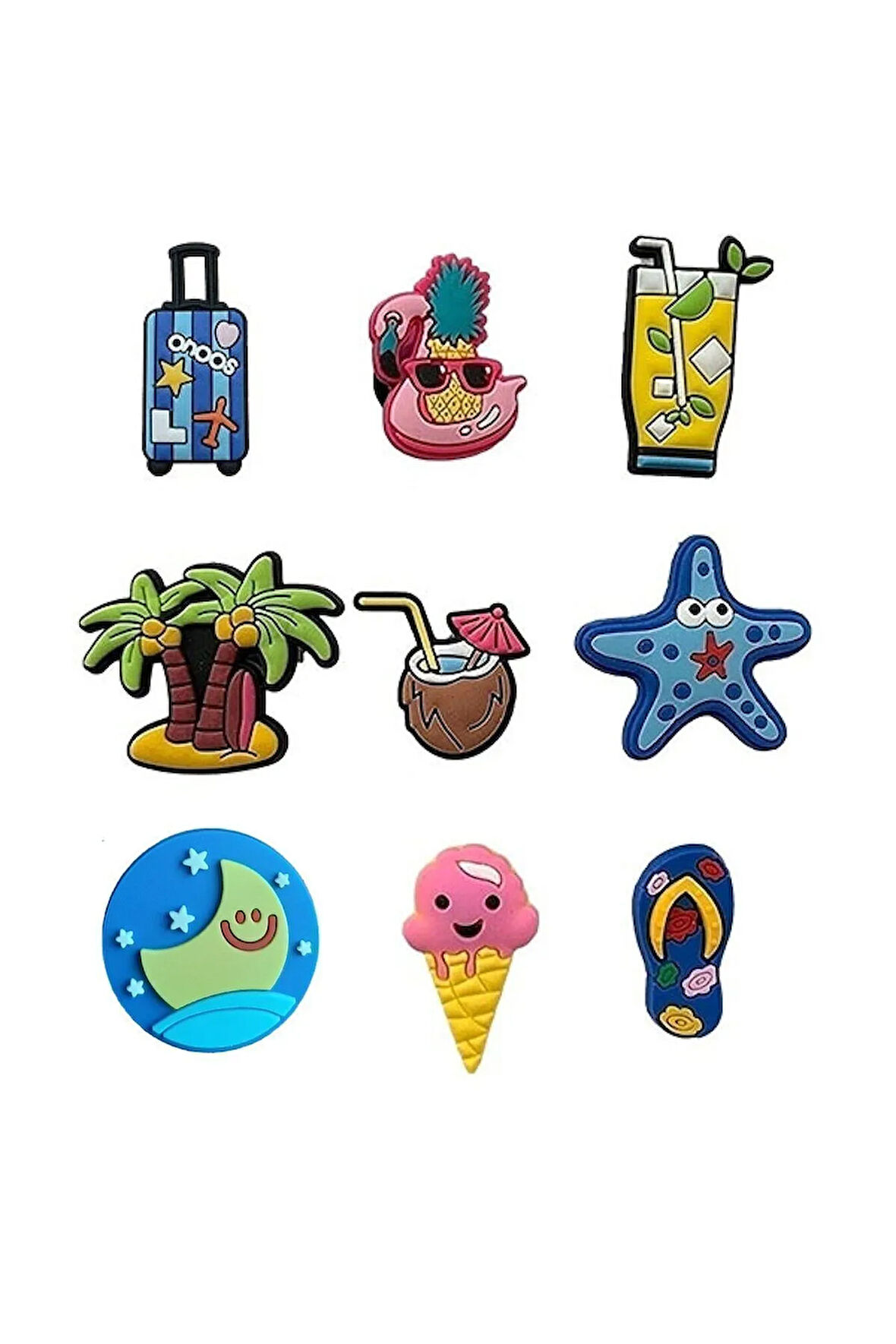 Terlik Süsü-terlik Tokası Tatil 9'lu Set