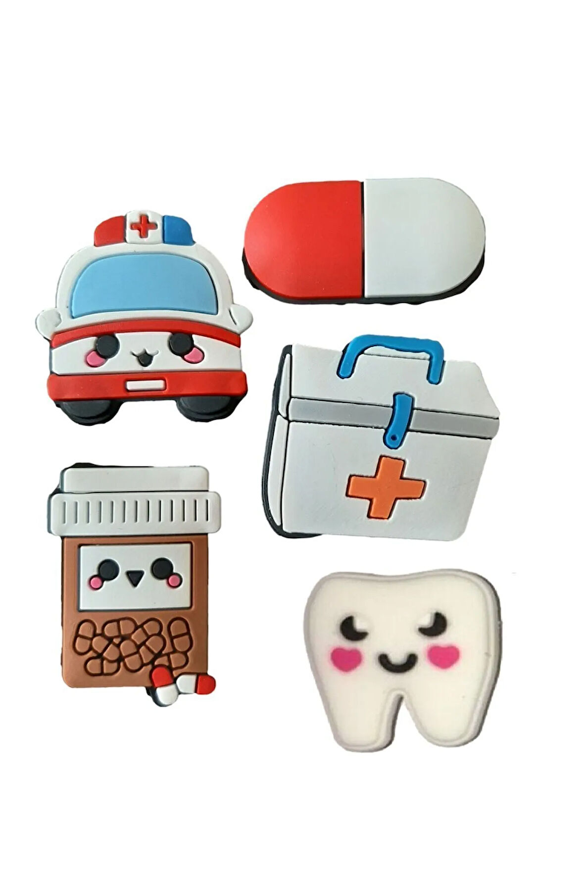 Terlik Süsü Terlik Tokası Sağlıkçı Doktor Diş Doktoru 5'li Set