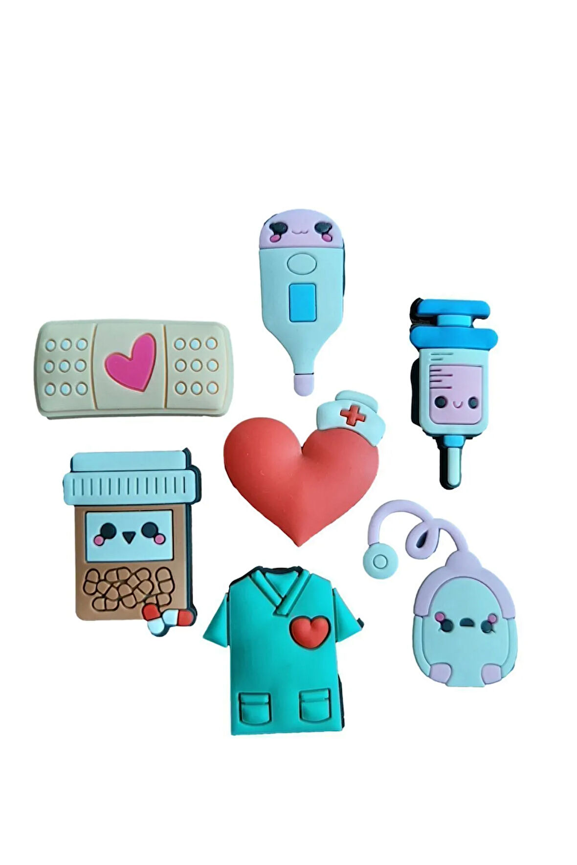 Terlik Süsü-terlik Tokası Sağlıkçı-doktor 7'li Set