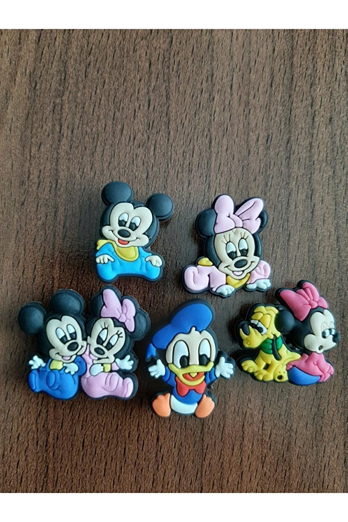 Terlik Süsü-terlik Tokası Bebek Minnie Ve Mickey 4'lü Set