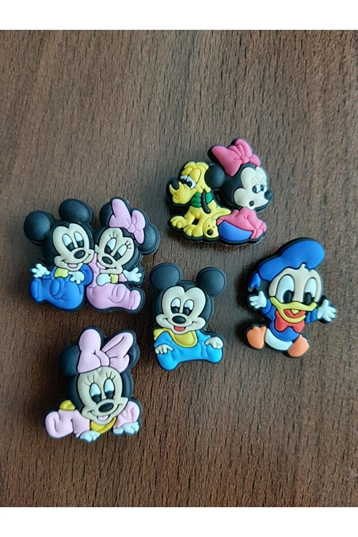 Terlik Süsü-terlik Tokası Bebek Mickey Minnie 5'li Set
