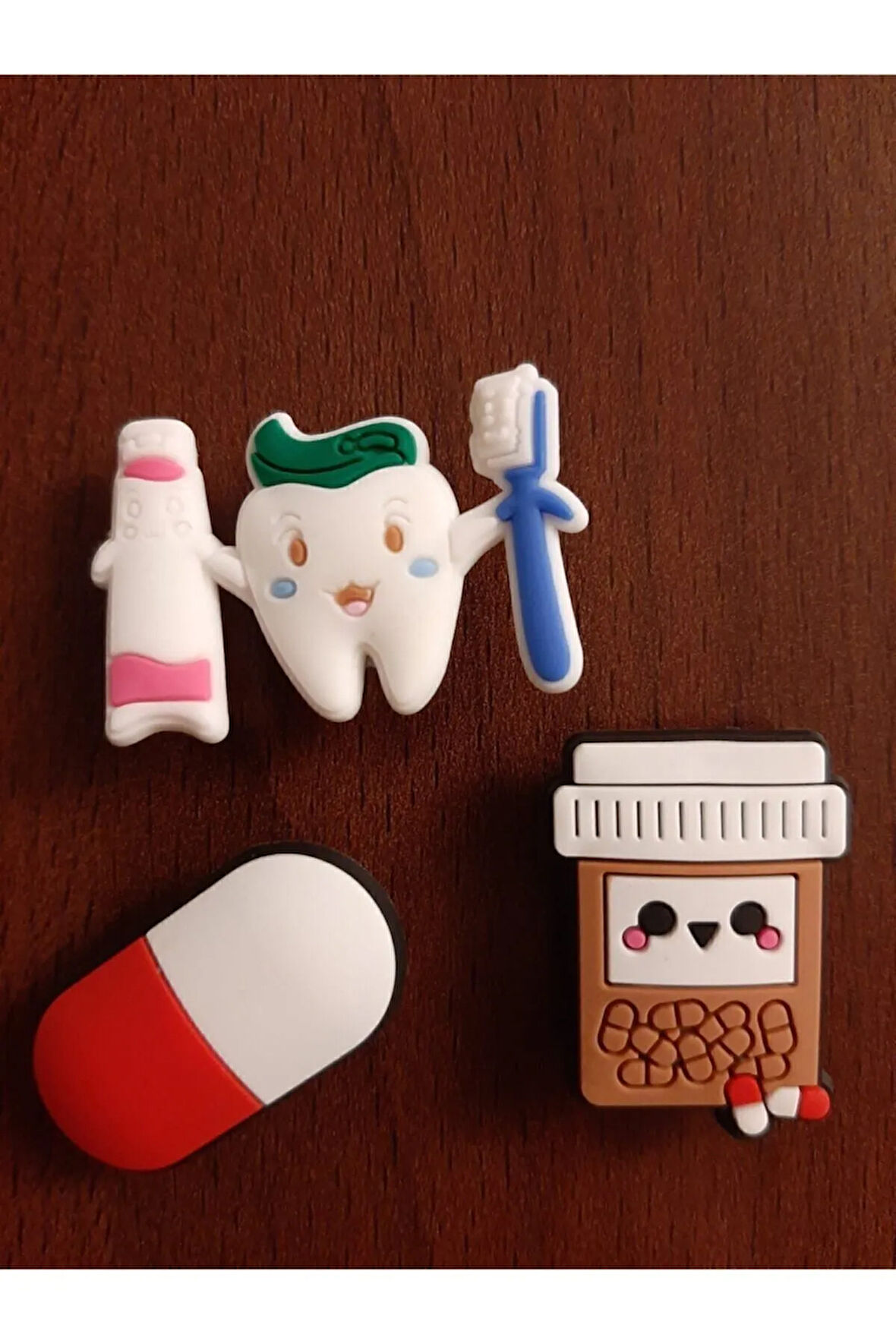 Terlik Süsü-terlik Tokası Diş Doktoru-sağlıkçı 3'lü Set