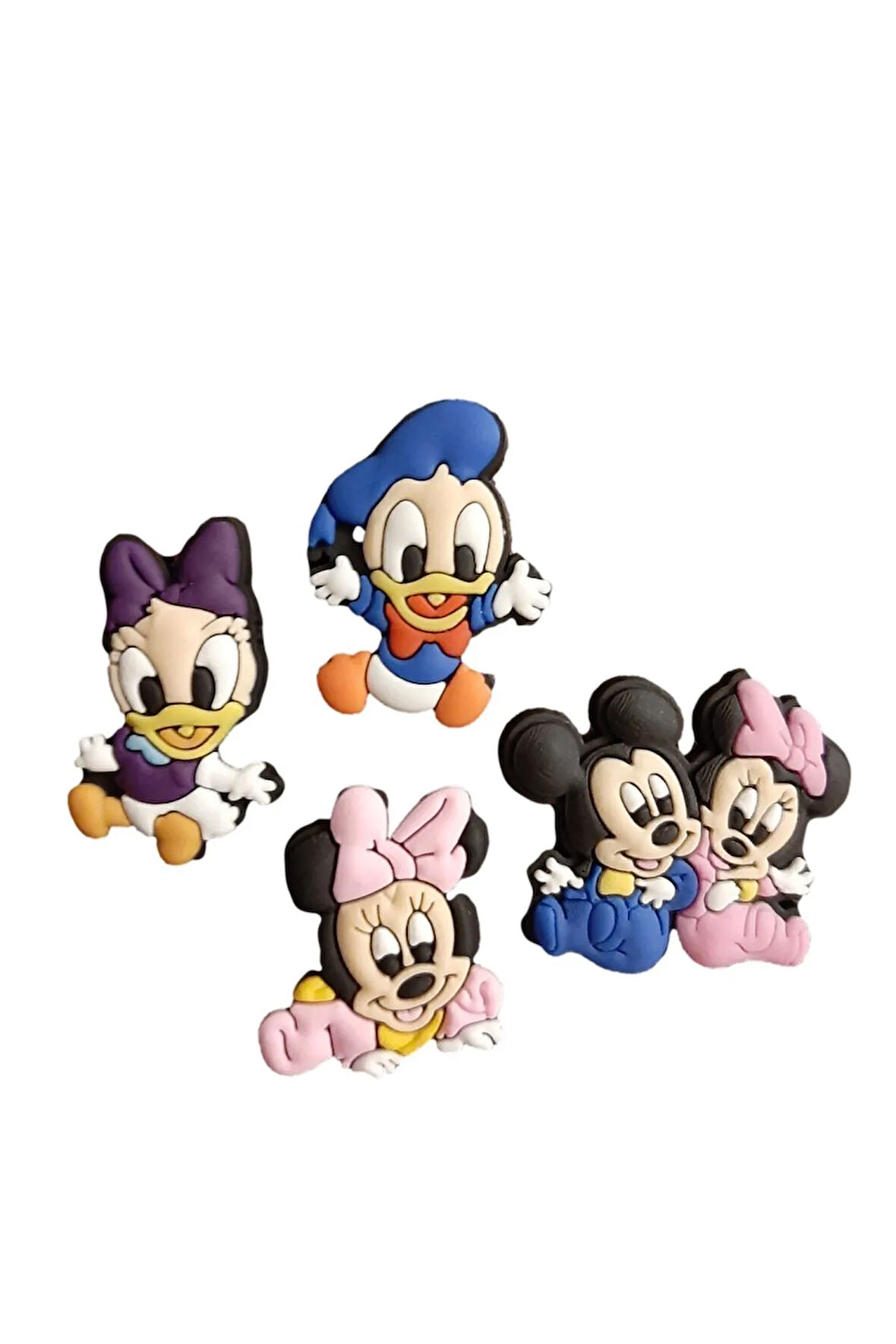 Terlik Süsü-terlik Tokası Bebek Minnie Ve Mickey 4'lü Set