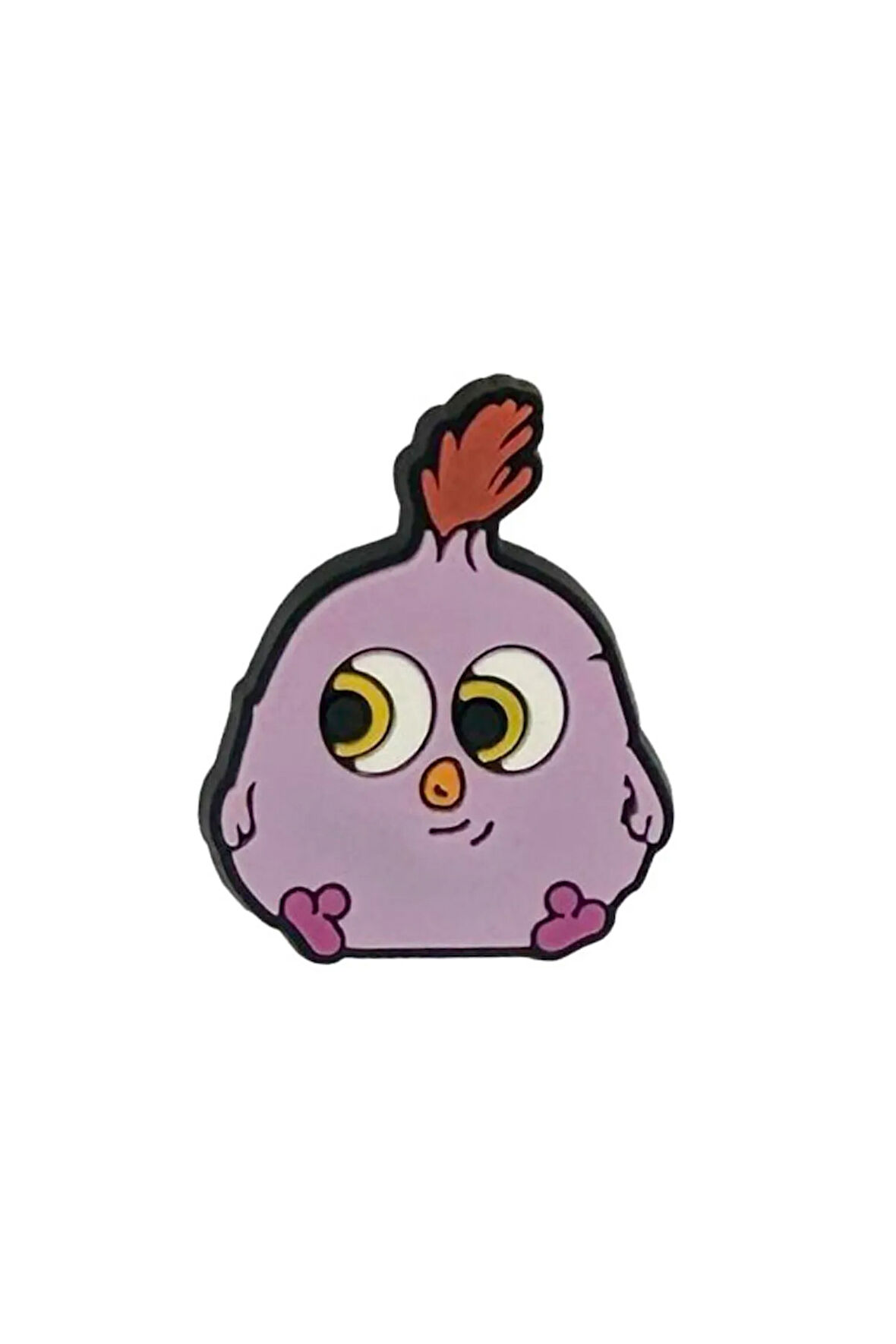 Terlik Süsü-Terlik Tokası Sevimli Mor Angry Bird Figürü