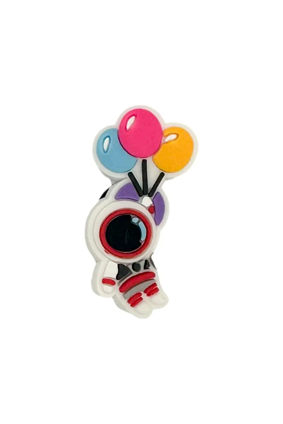 Terlik Süsü-Terlik Tokası Balonlarla Uçan Astronot Figürü