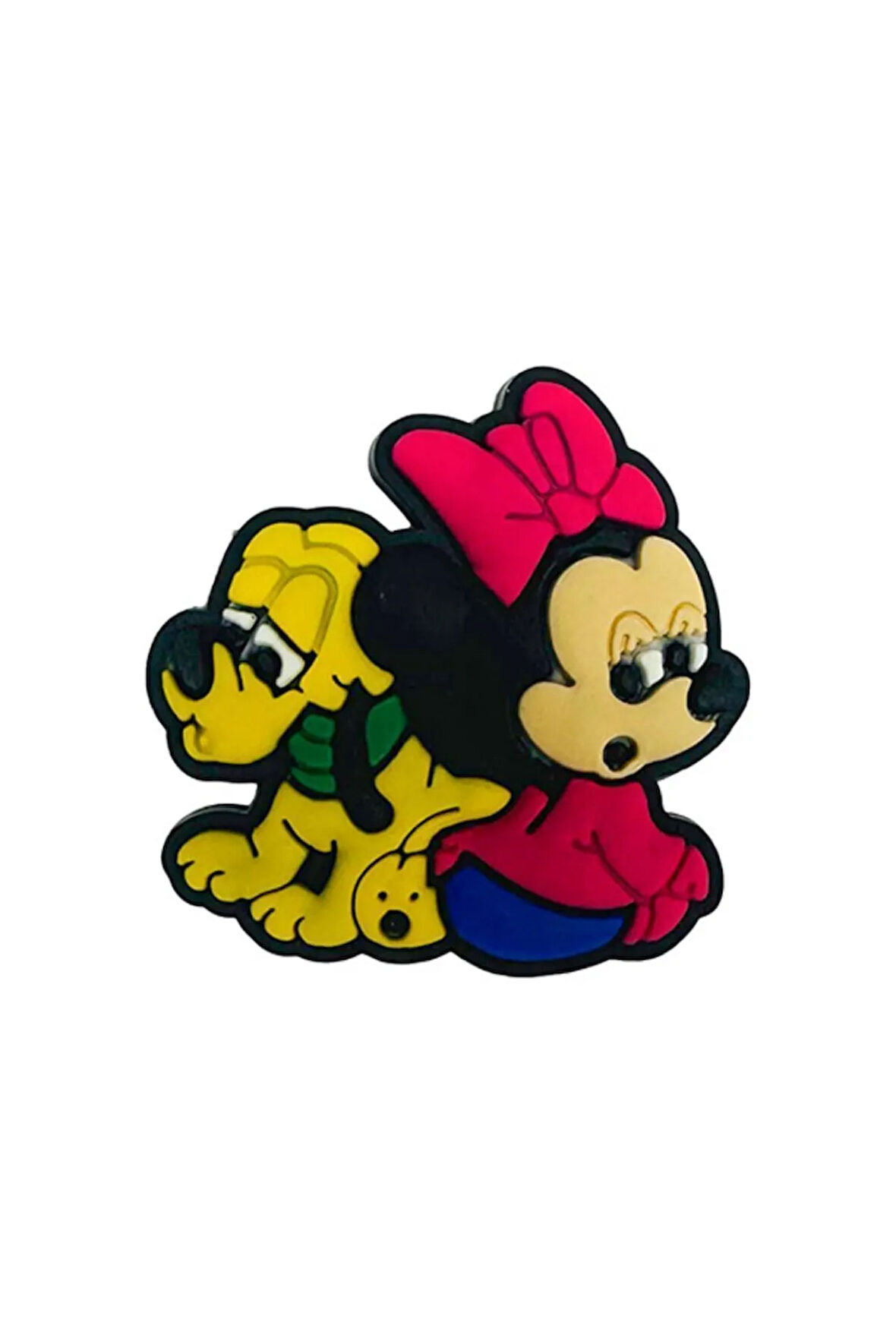 Terlik Süsü-Terlik Tokası Köpekli Bebek Minnie Figürü