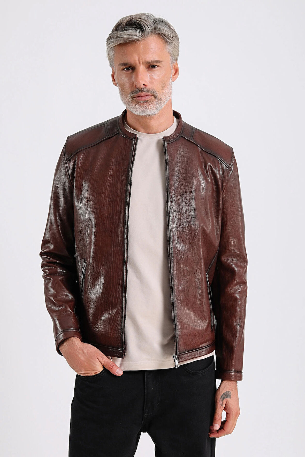 Avriel Erkek Deri Ceket