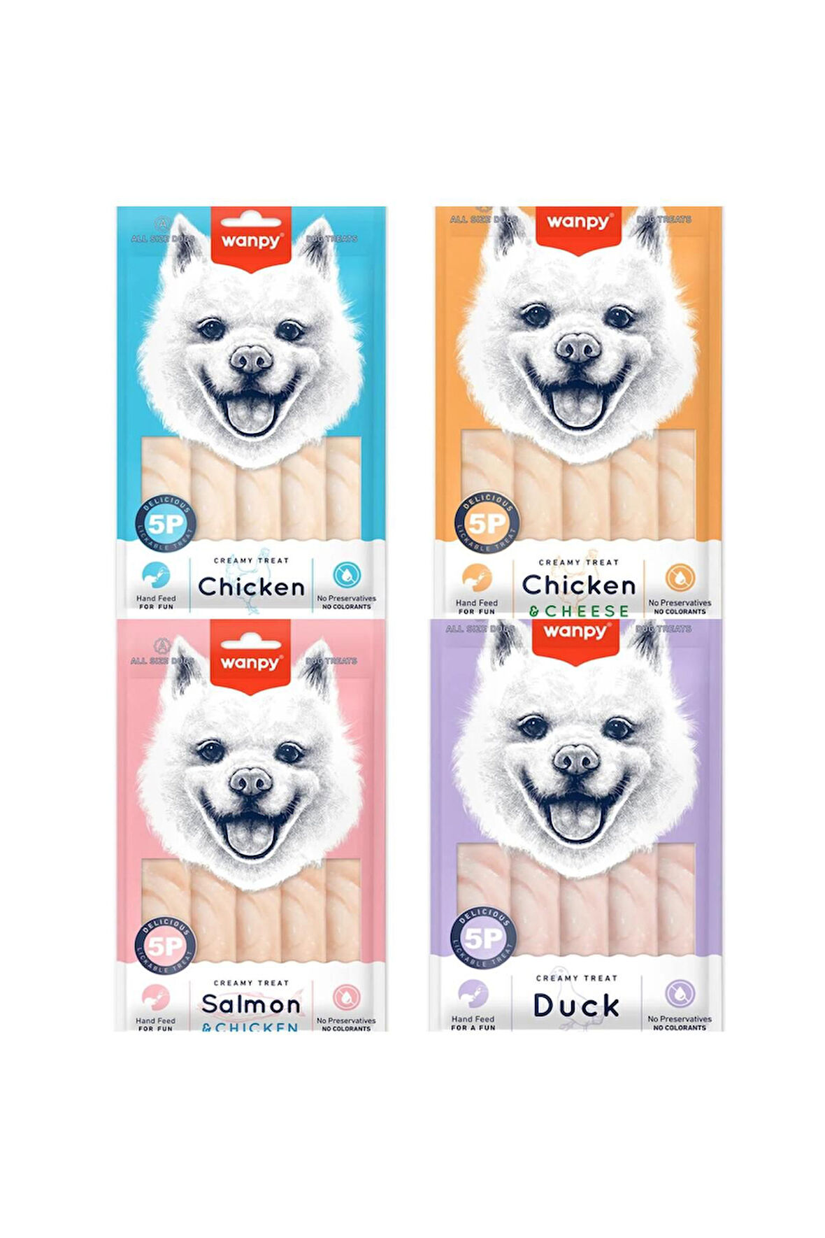 karışık krema köpek ödülü 5x14g 4 adet