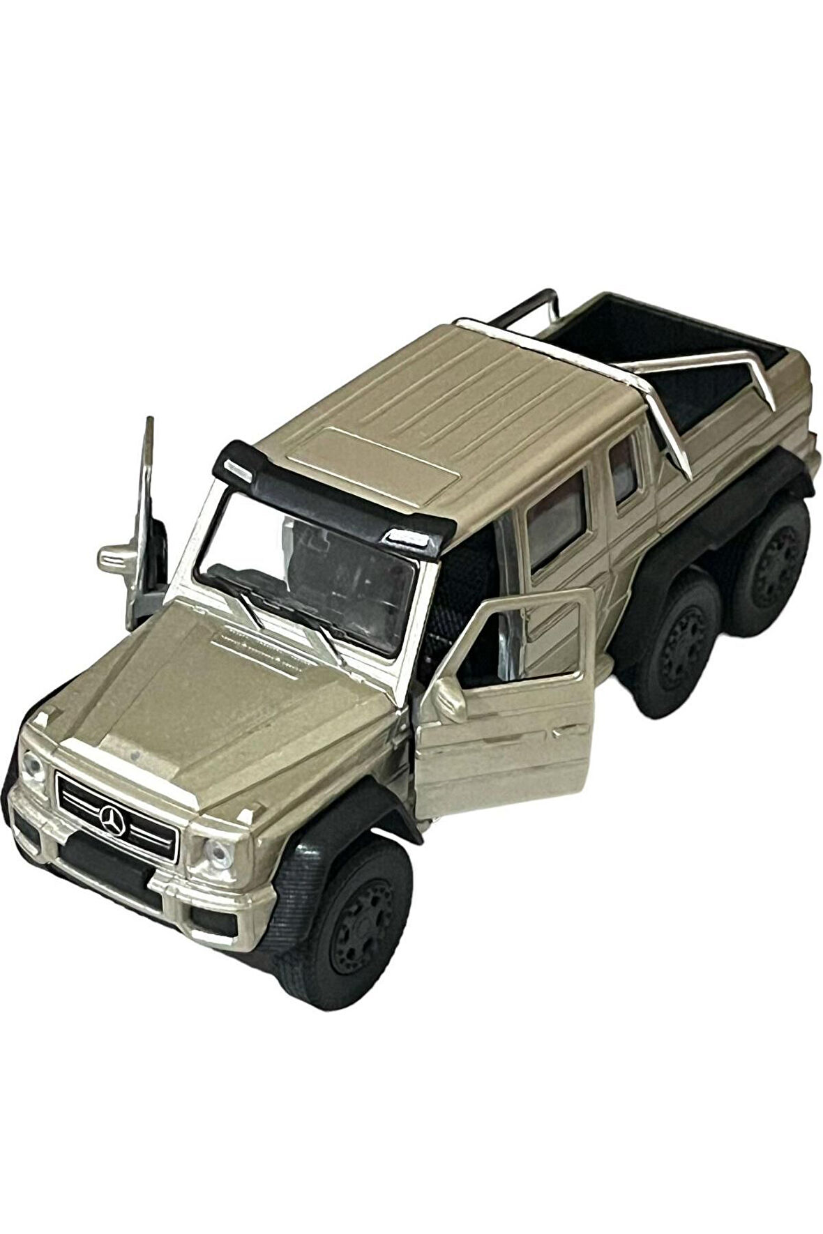 GOLD Mercedes Pikap Oyuncak Lisanslı Diecast Metal Çek Bırak Araba