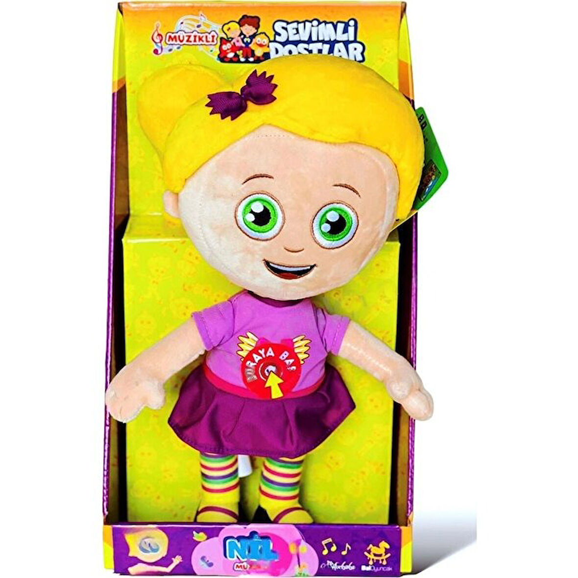 SEVİMLİ DOSTLAR NİL PELUŞ OYUNCAK MÜZİKLİ 35 CM LİSANSLI