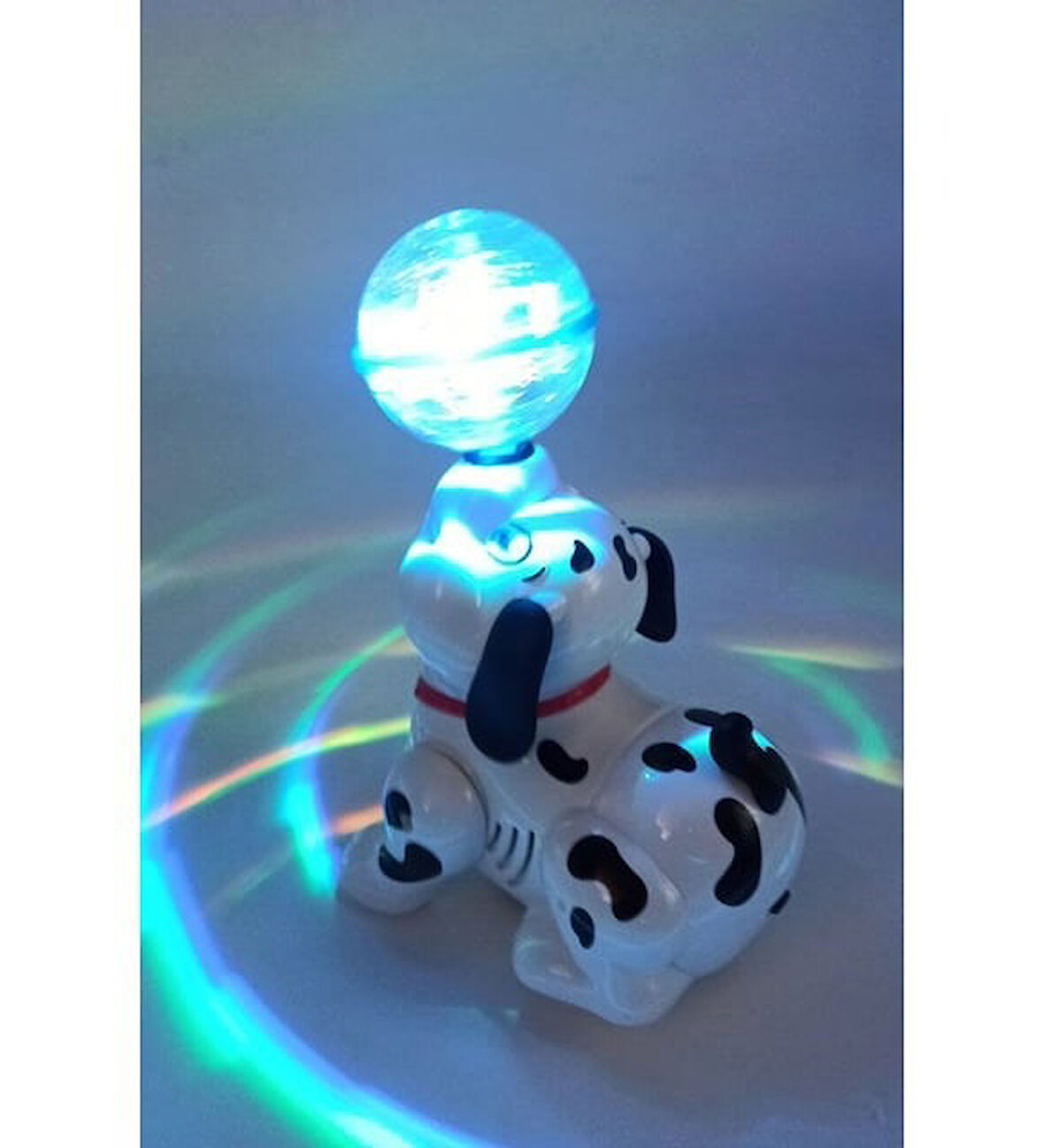 Sesli Rengarenk Işıklı Hareketli Müzikli Pilli Oyuncak Dansçı Köpek