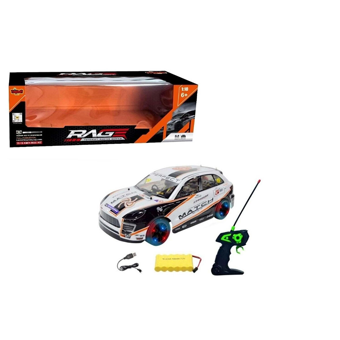 TOYCRAFT SpeedRacer X  1:10 Ölçekli Uzaktan Kumandalı Yarış Arabası