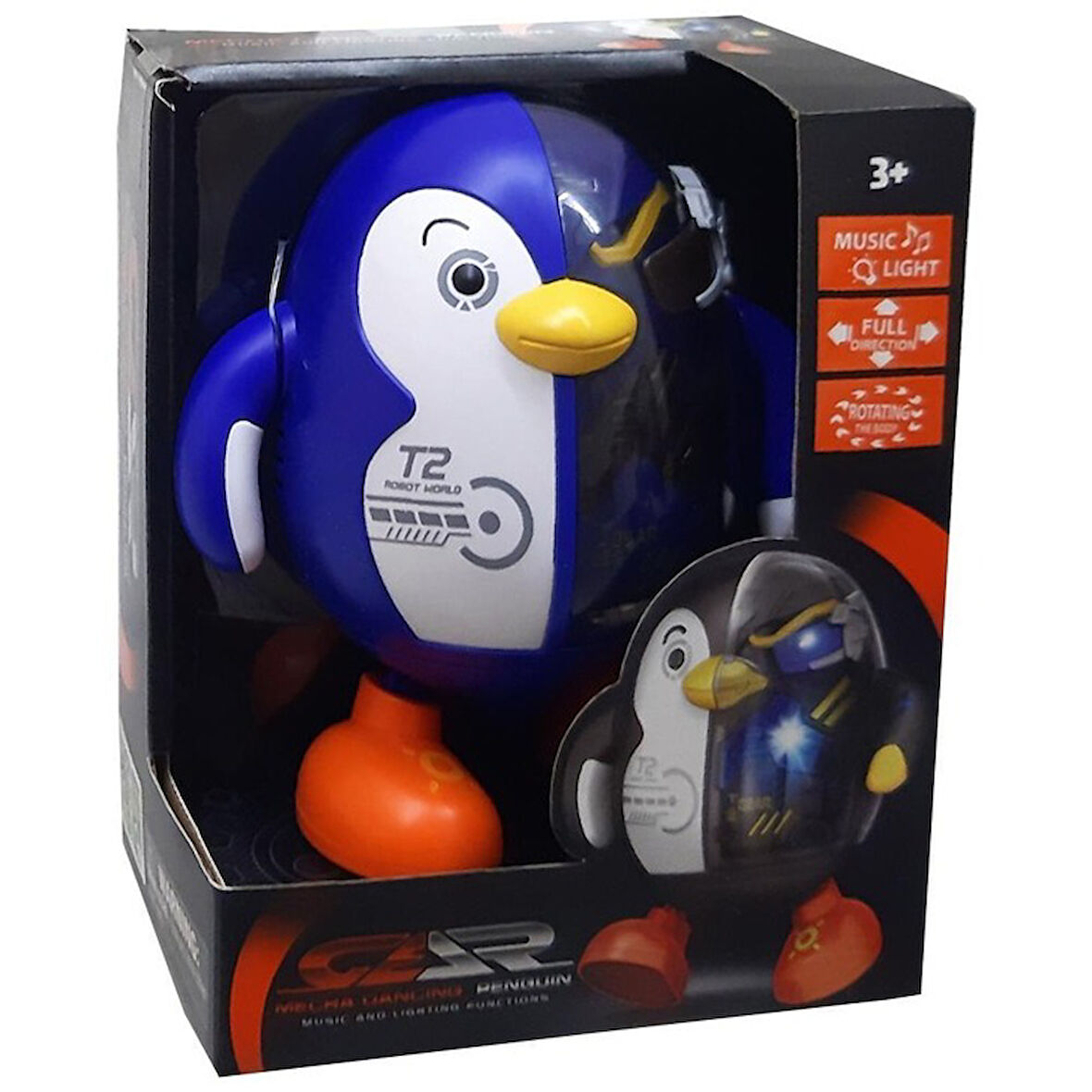 Işıklı Müzikli Penguen Robot Oyuncak 20 CM