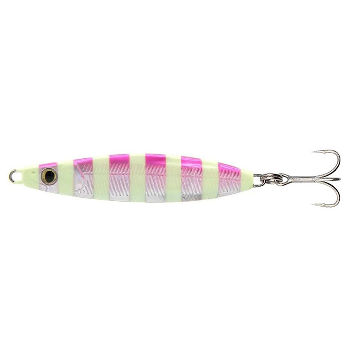 Fatfish Psycho Sprat Jig 45gr Pink Glow Zebra