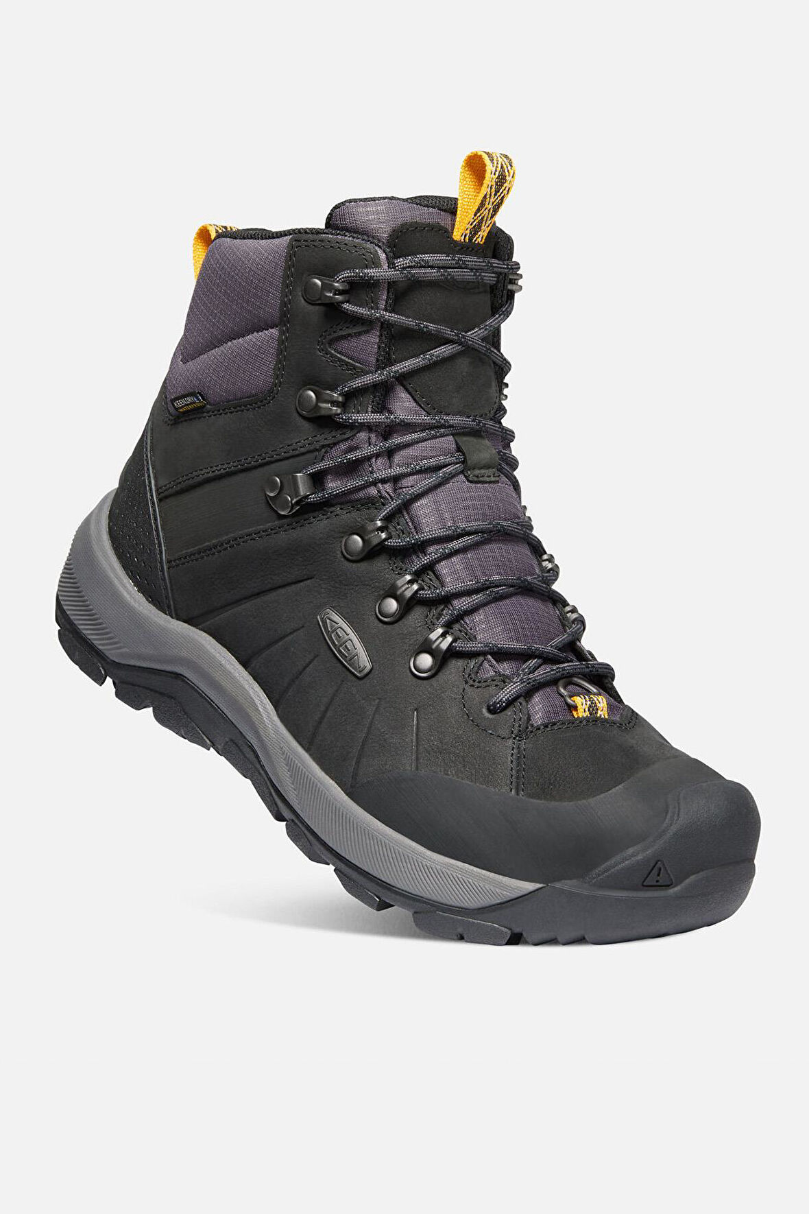 REVEL 4 MiD POLAR M-BLACK/MAGNET - Su Geçirmez Erkek Kar Botu - Siyah