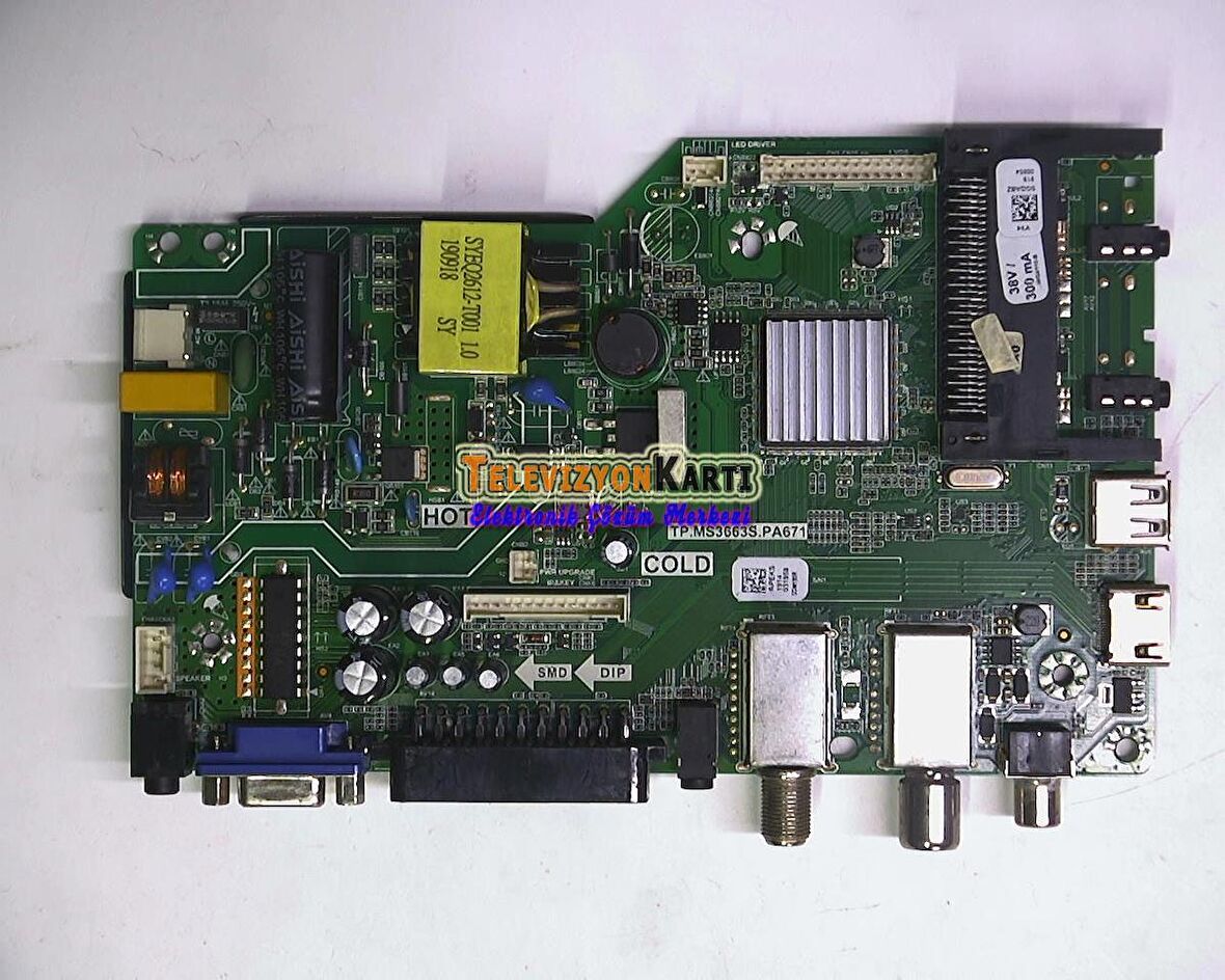 TP.MS3663S.PA671 AWOX U2400STR MAİN BOARD