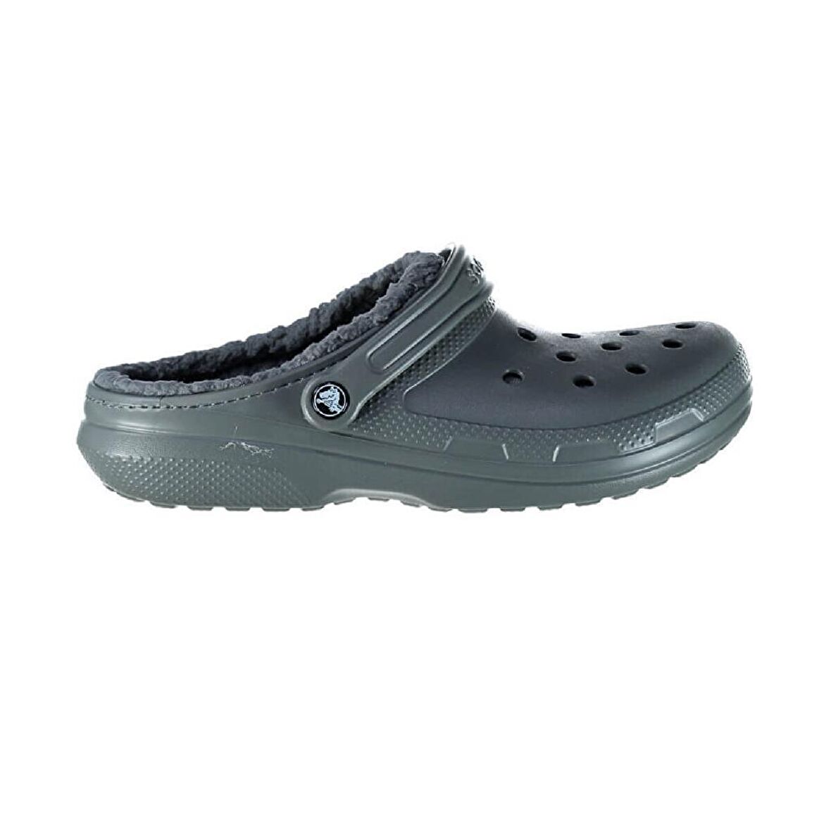 Crocs 203591 Classic Lined Clog Koyu Gri