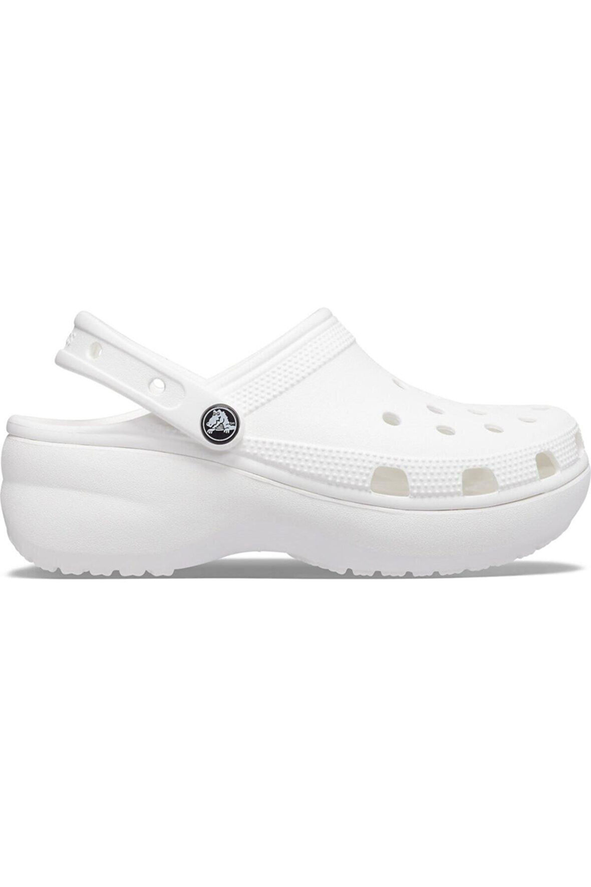 Crocs Beyaz Kadın Classic Platform Clog W Terlik 206750-100