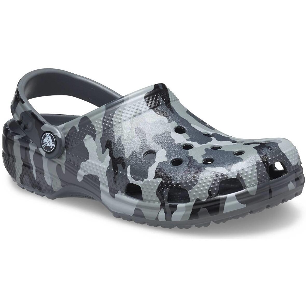 Crocs Classic Printed Camo Clog Unisex Terlik 206454-0IE Slate Grey/Multi
