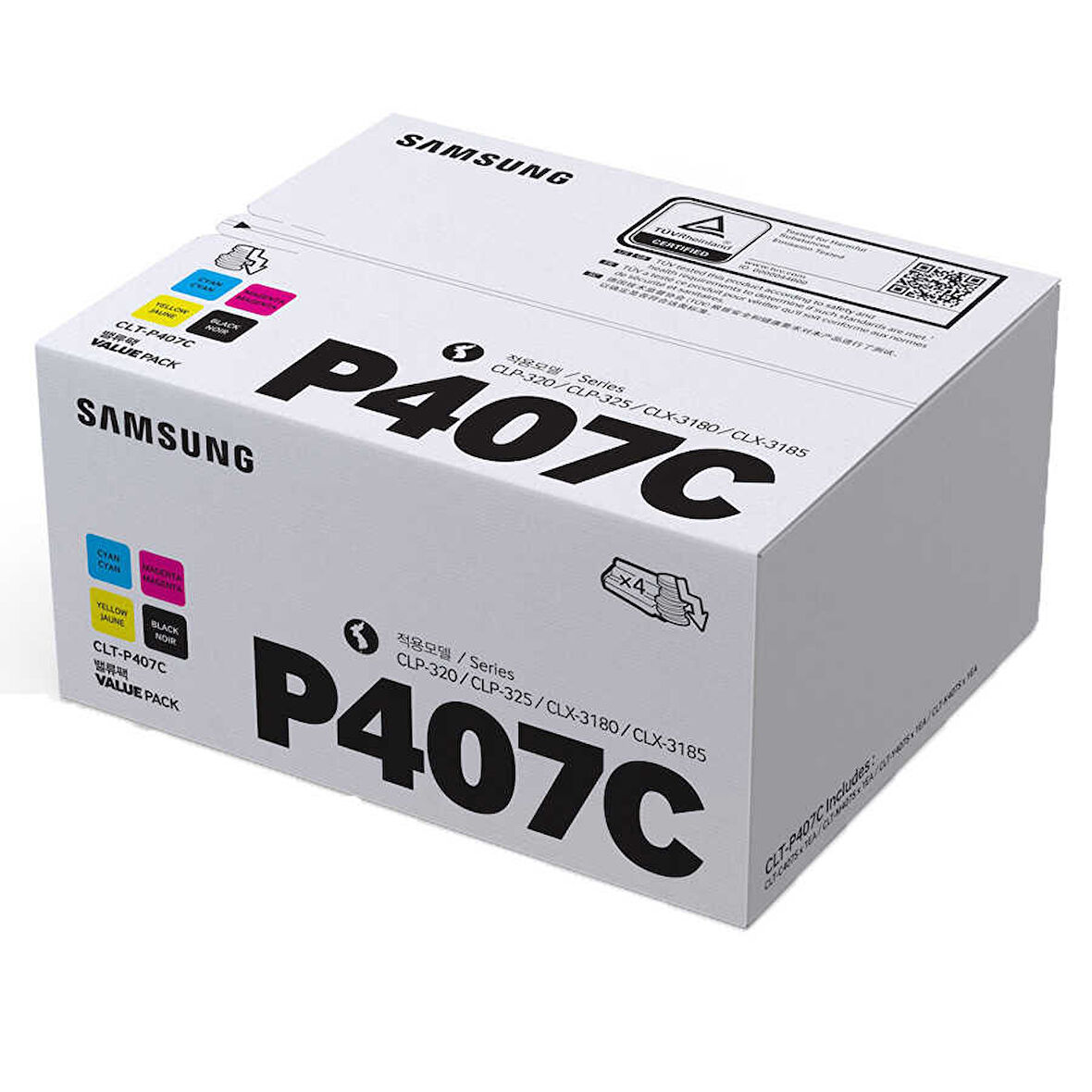 Samsung CLT-P407CHp SU389A Orijinal Toner Paketi