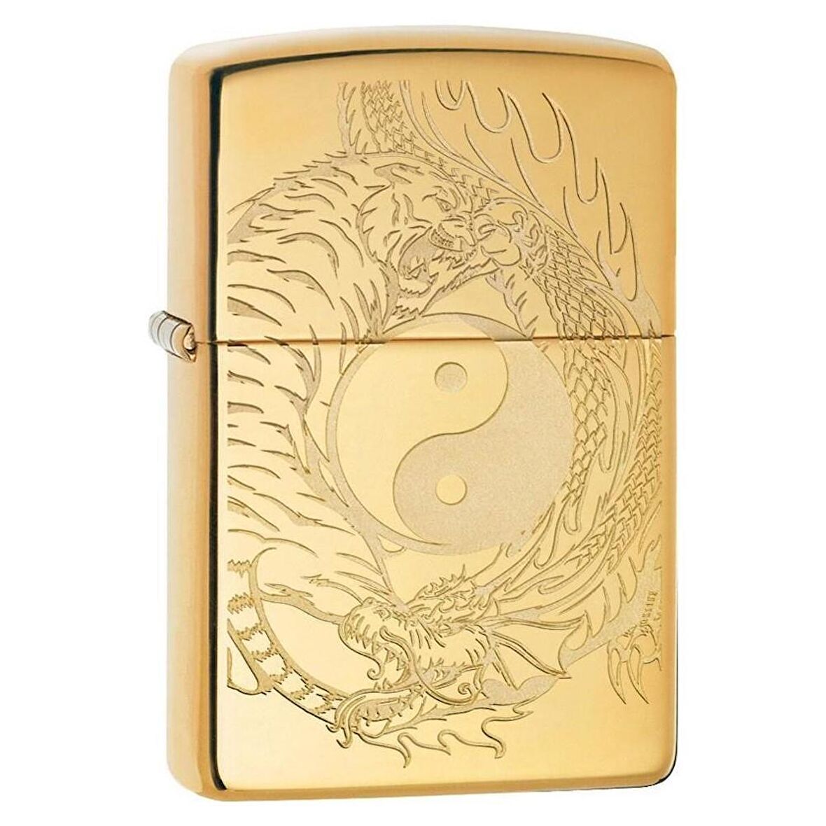 Zippo Çakmak 49024 Tiger And Dragon Design Lighter