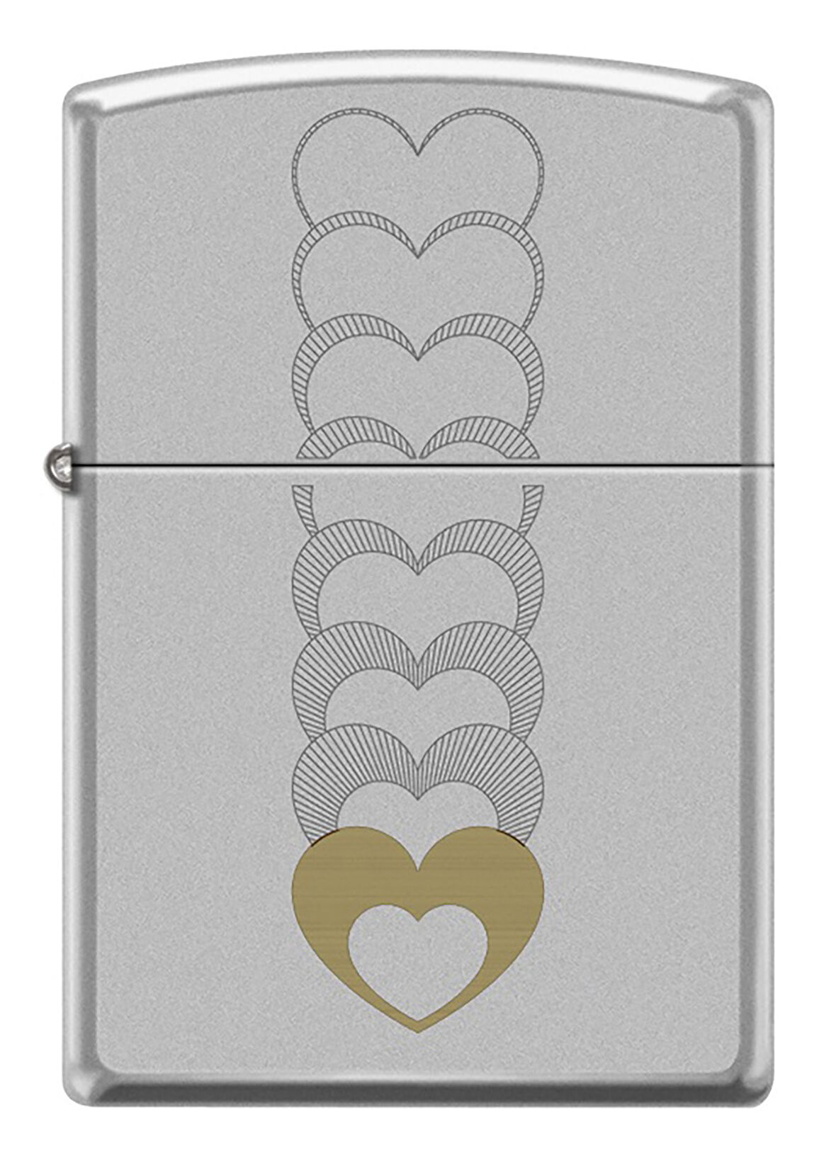 Zippo Heart Pattern Design Çakmak