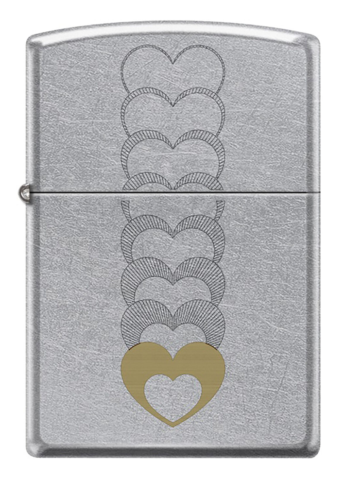 Zippo Heart Pattern Design Çakmak