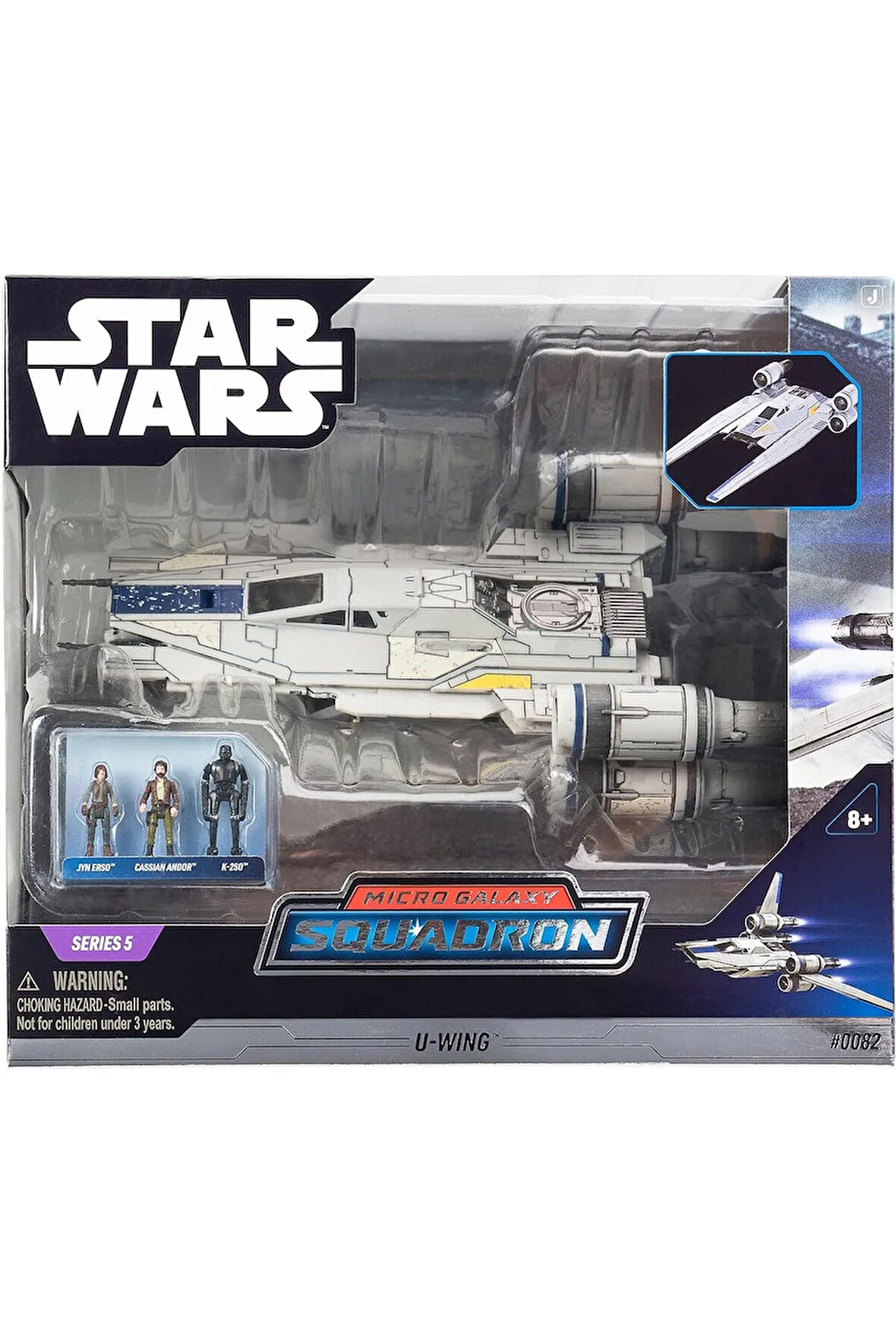 JAZWARES STAR WARS U WING ARAC VE MIKRO FIGUR SETI