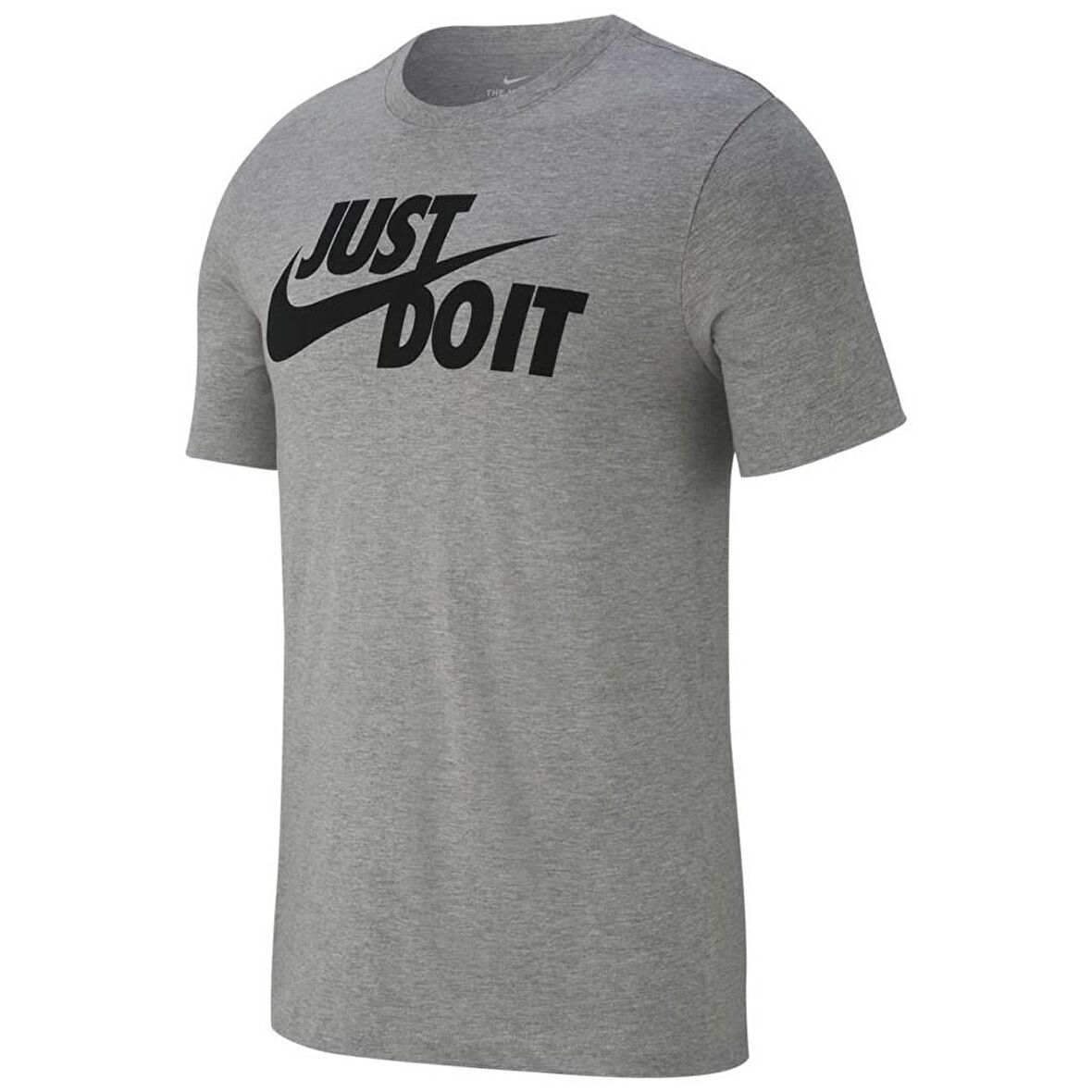Nike M Nsw Tee Just Do It Swoosh Erkek Gri T-shirt