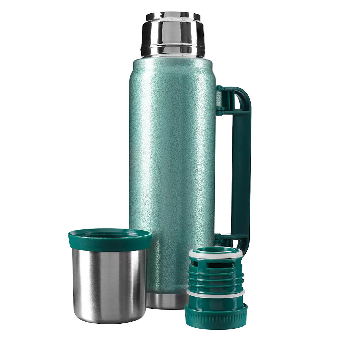 Çelik Termos 750ML Iç 304 Plastik Kulp Ve Portatif Paslanmaz