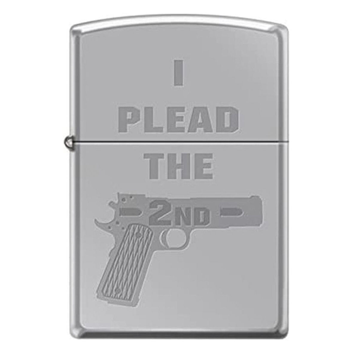 Zippo Plead The 2nd High Polish Chrome Çakmak