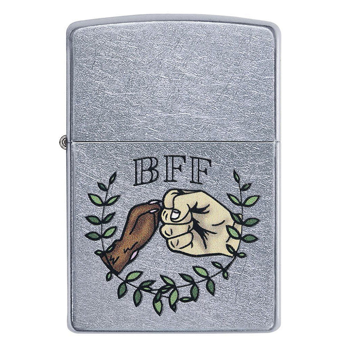 Zippo Paw Bump Design Street Chrome Pocket Çakmak - 49007-00063-MODEL20