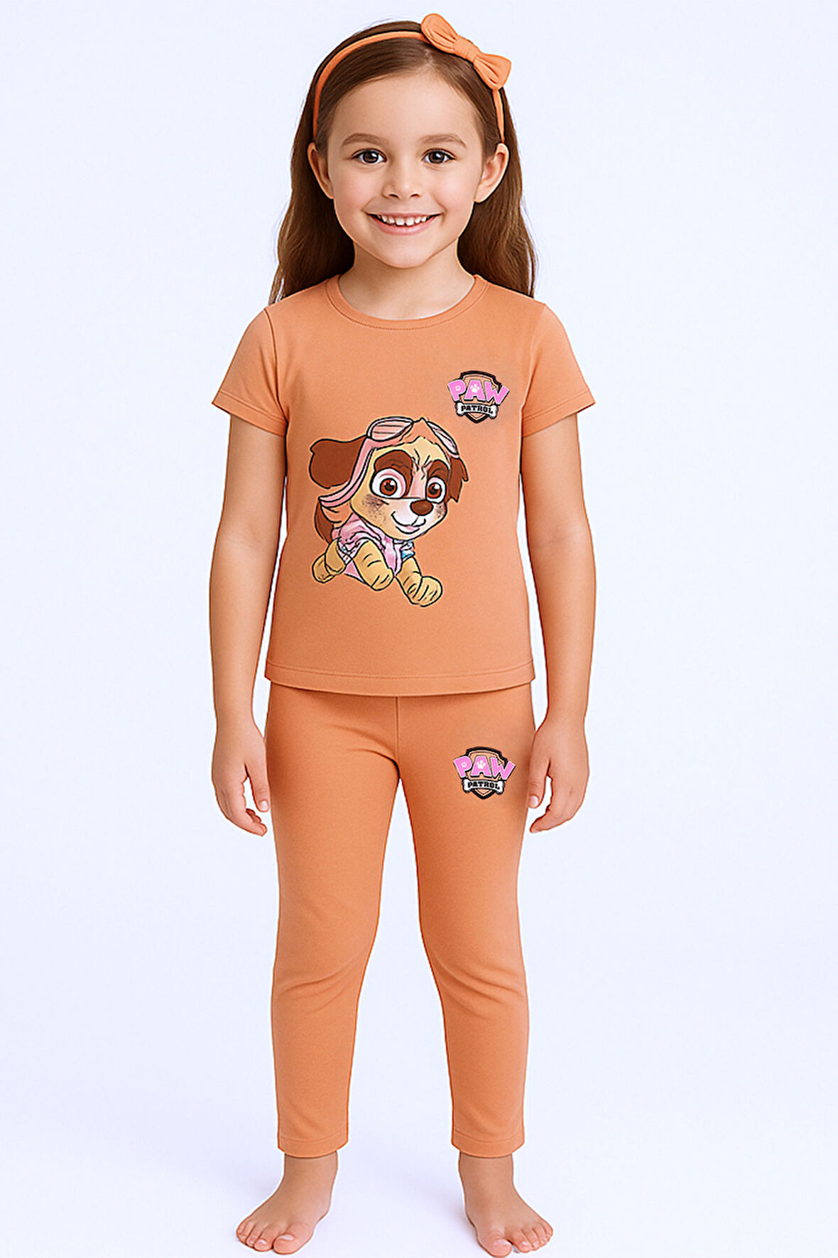 KIZ ÇOCUK TAYTLI TAKIM SAÇ BANDI HEDİYELİ BASKILI C64