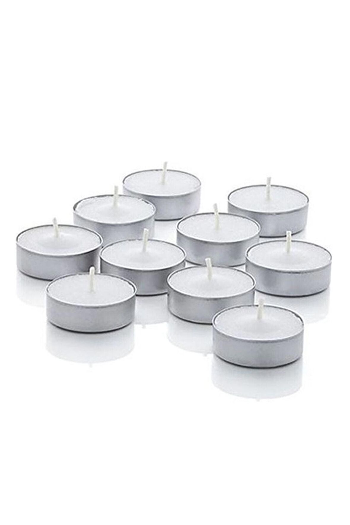 Tealight Mum 50li Beyaz