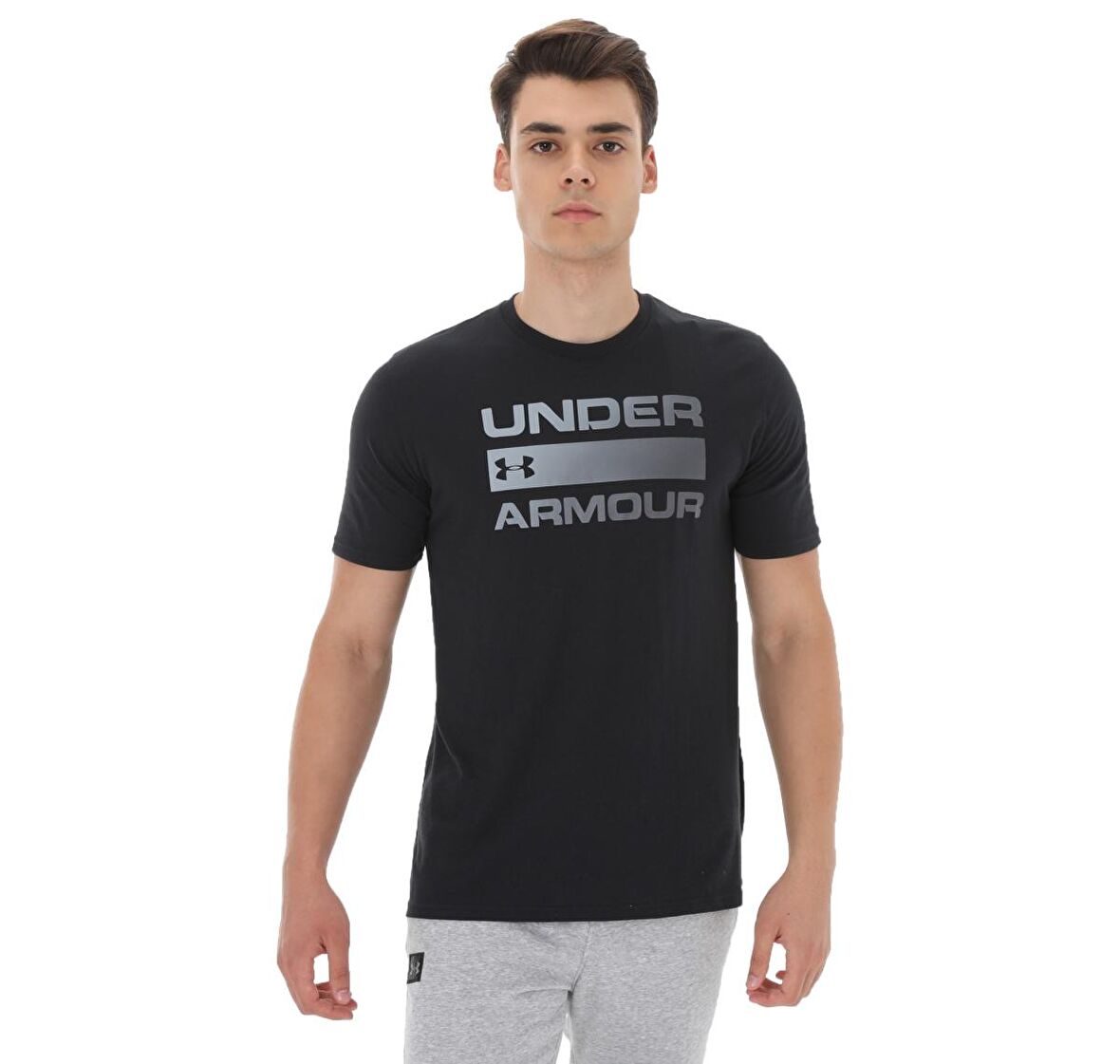A1329582-001-001 Under Armour Ua Team Issue Wordmark Ss Erkek T-Shirt Siyah