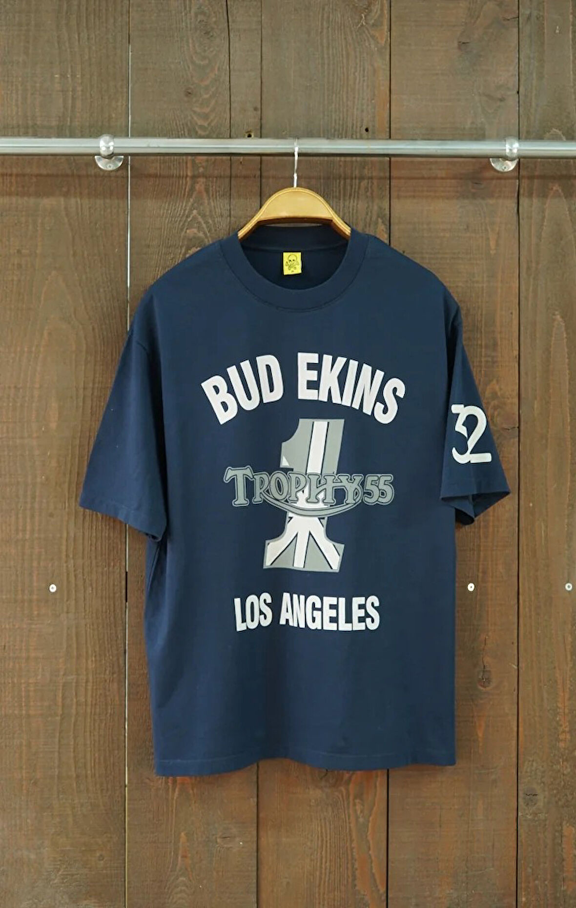 Triumph Bud Ekins Oversize Kısa Kollu Koyu Lacivert Tshirt