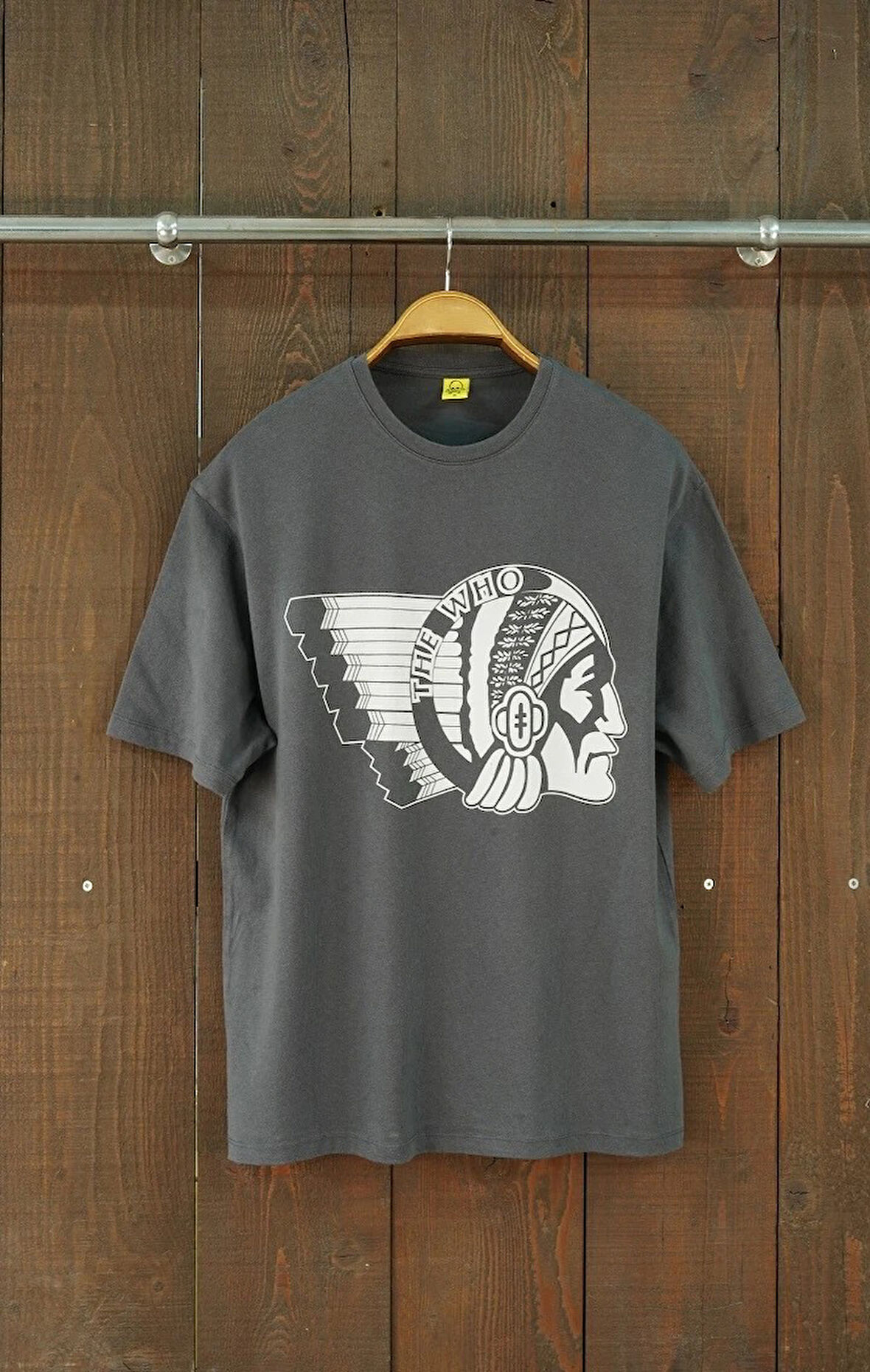 The Who Retro Rock Band Kısa Kol Gri Oversize Tshirt