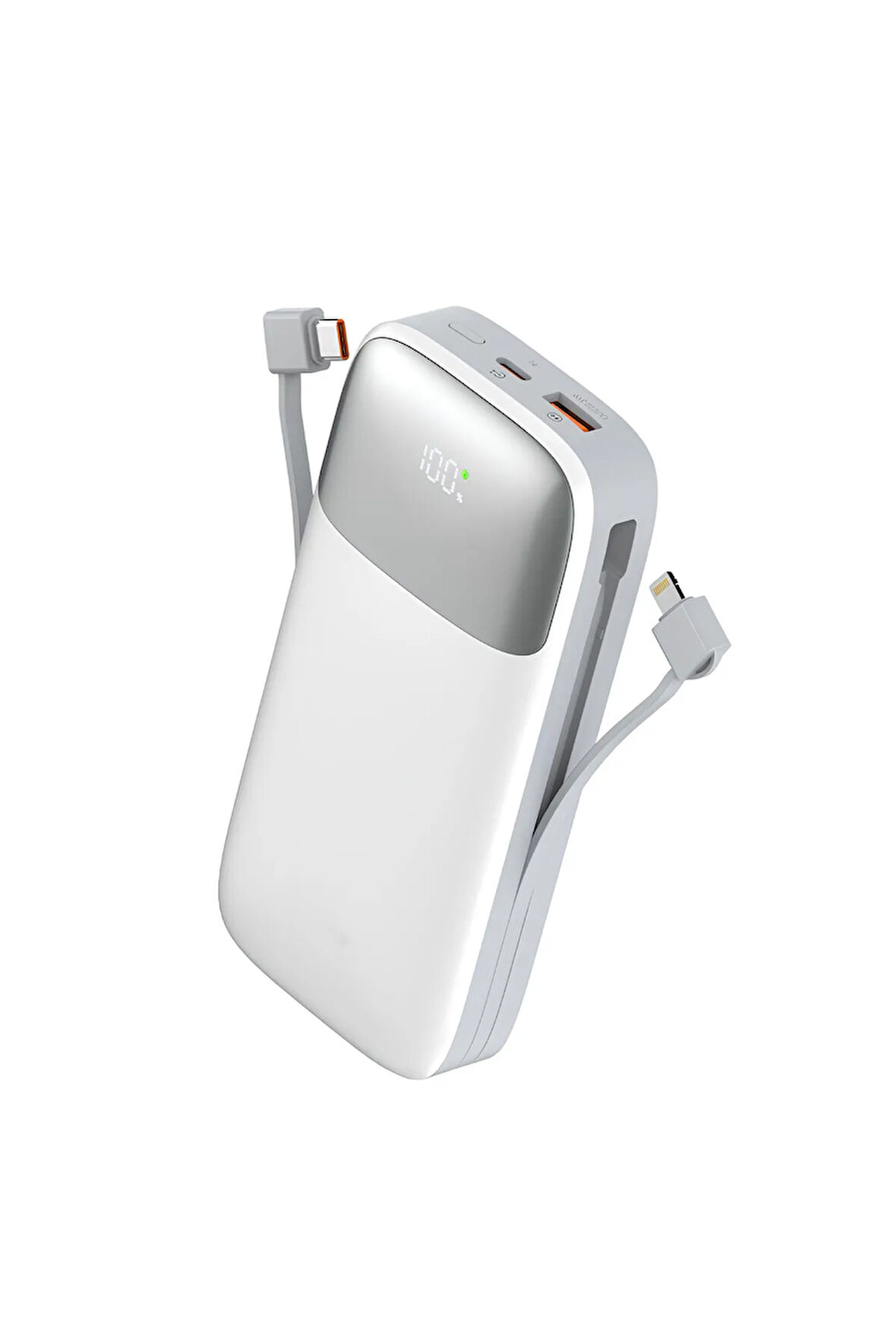 kendinden Çoklu kablolu 10000 Mah hızlı şarj type-c powerbank iphone-Samsung uyumlu(SCP 20W - 22.5W)