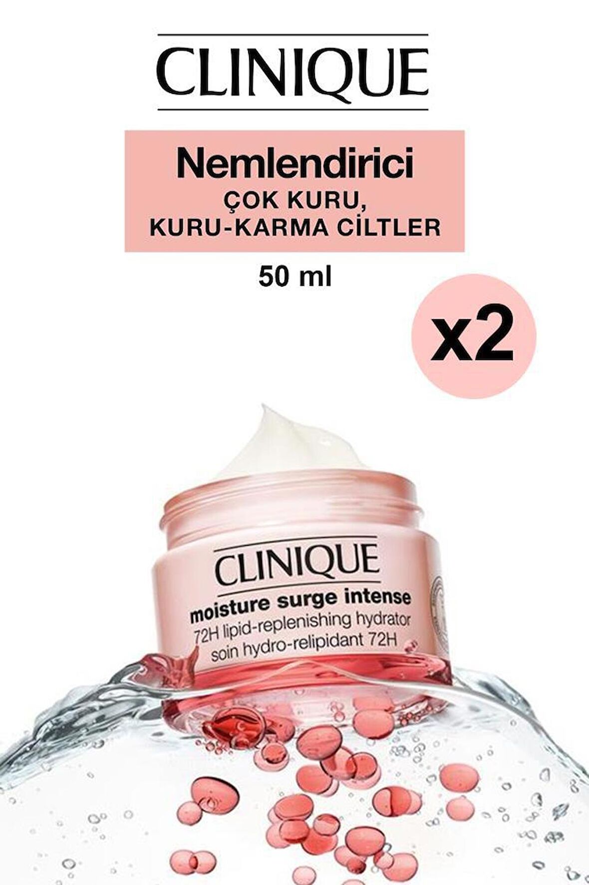 Clinique Moisture Surge Intense Nemlendirici 50 ml X2