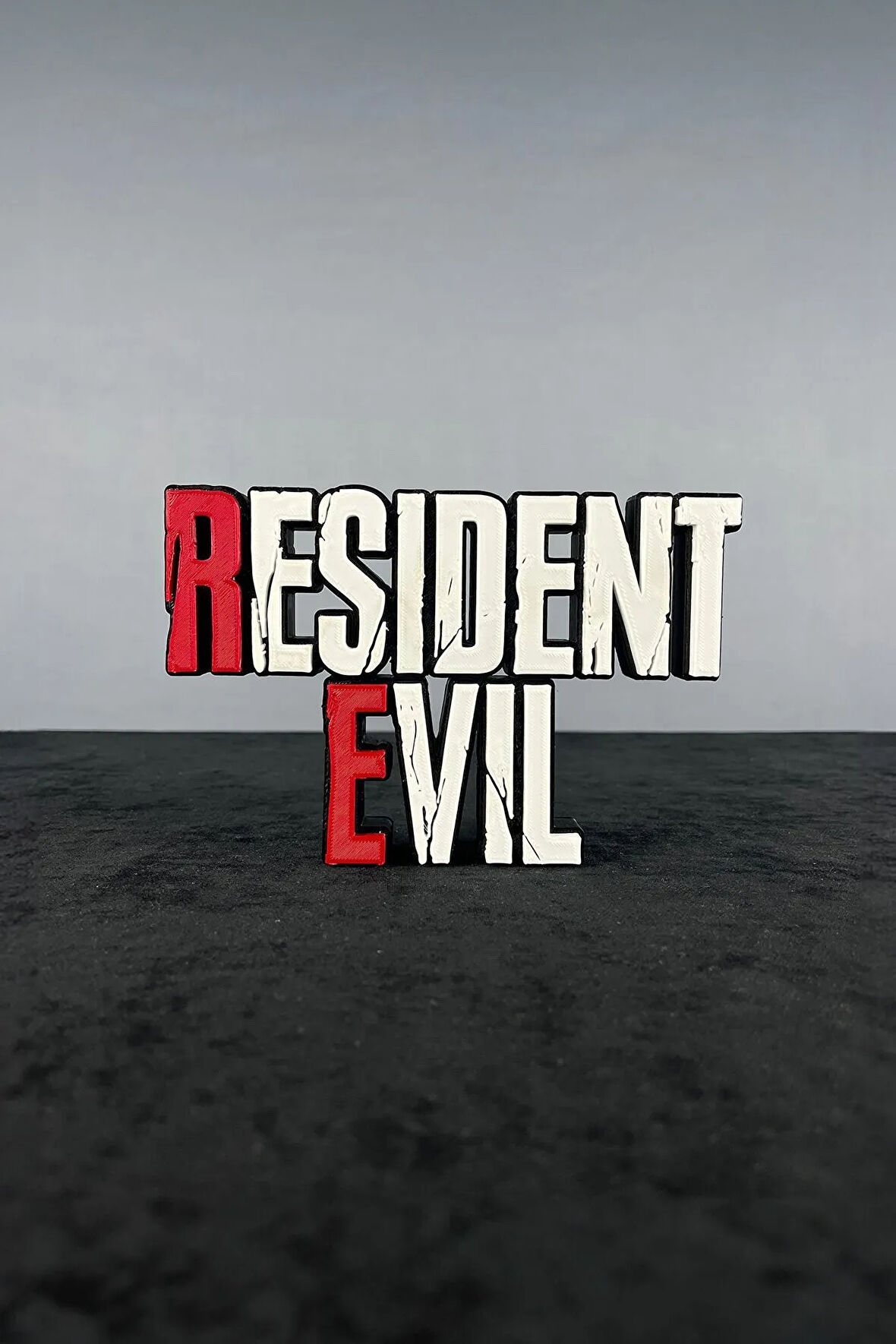 Resident Evil Logo Figür - Yüksek Kaliteli Premium Koleksiyon